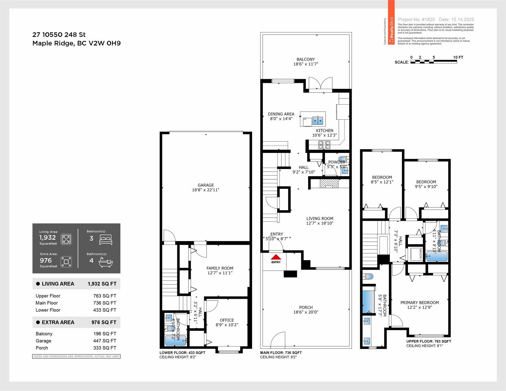 27 10550 248 STREET Unit: 27