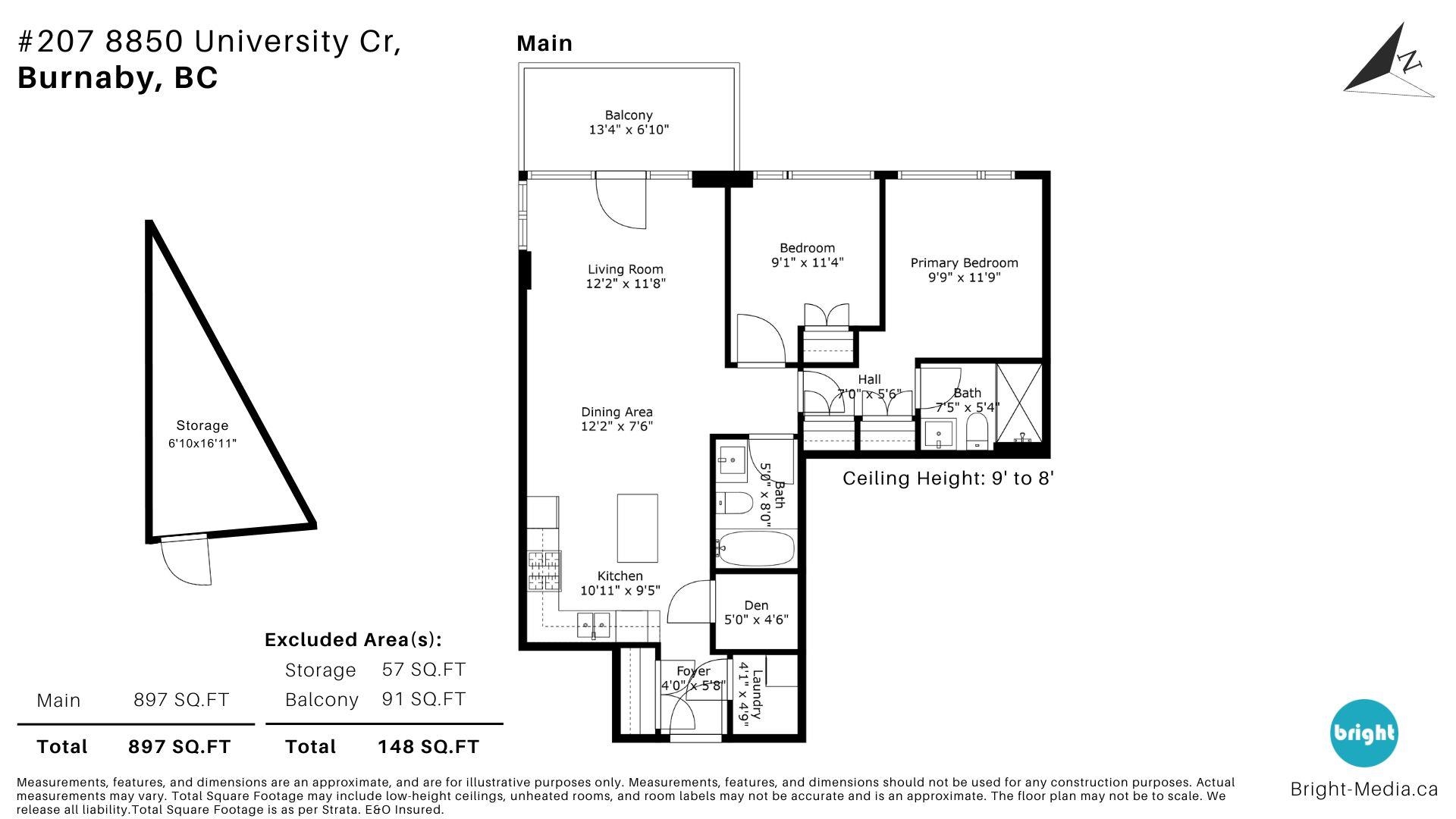 207 8850 UNIVERSITY CRESCENT Unit: 207