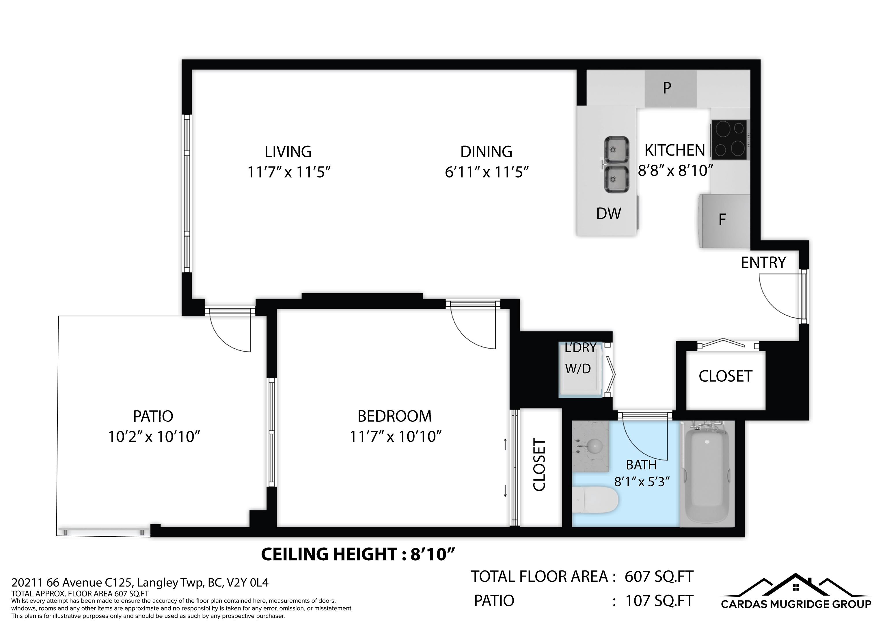 C125 20211 66 AVENUE, Langley Unit: C125
