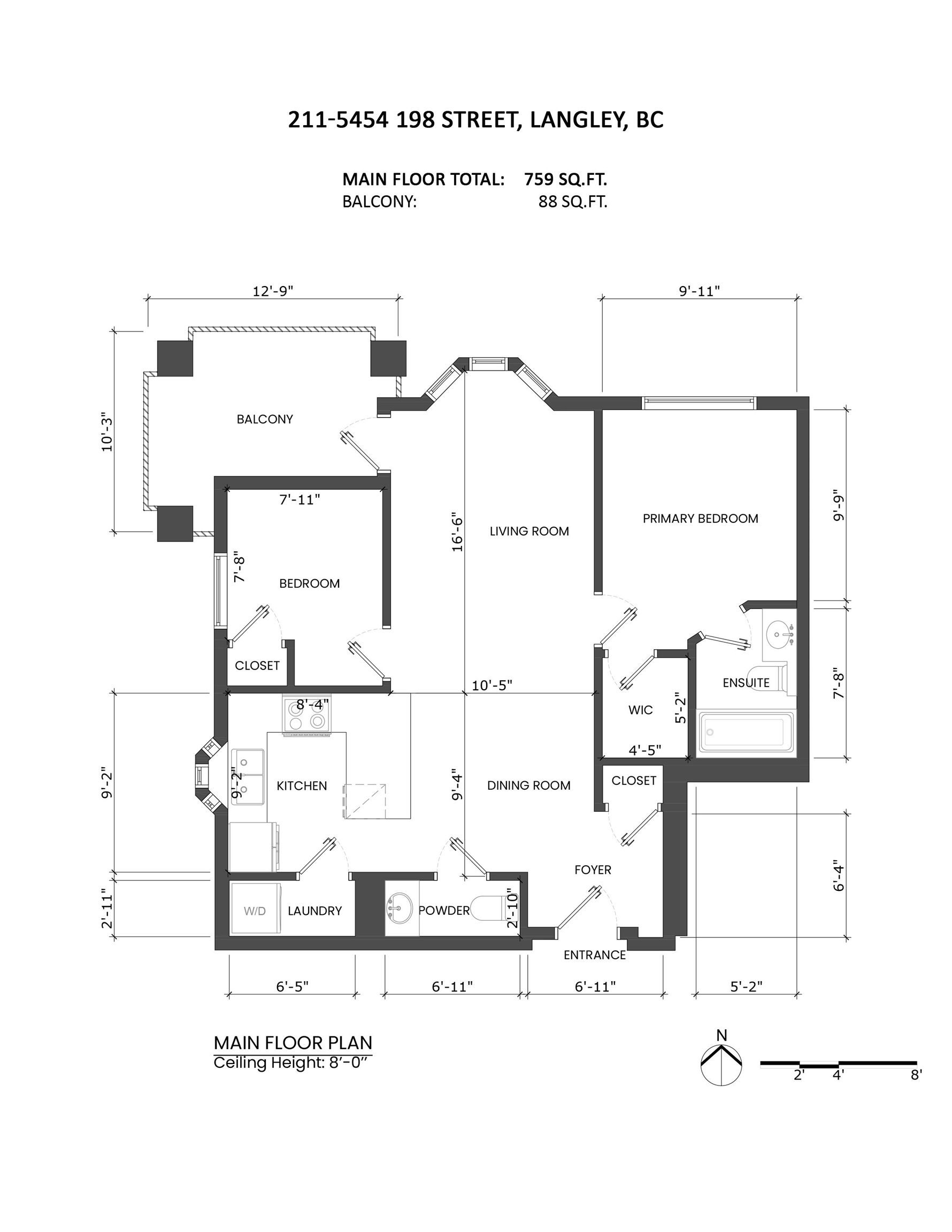 211 5454 198 STREET, Langley Unit: 211