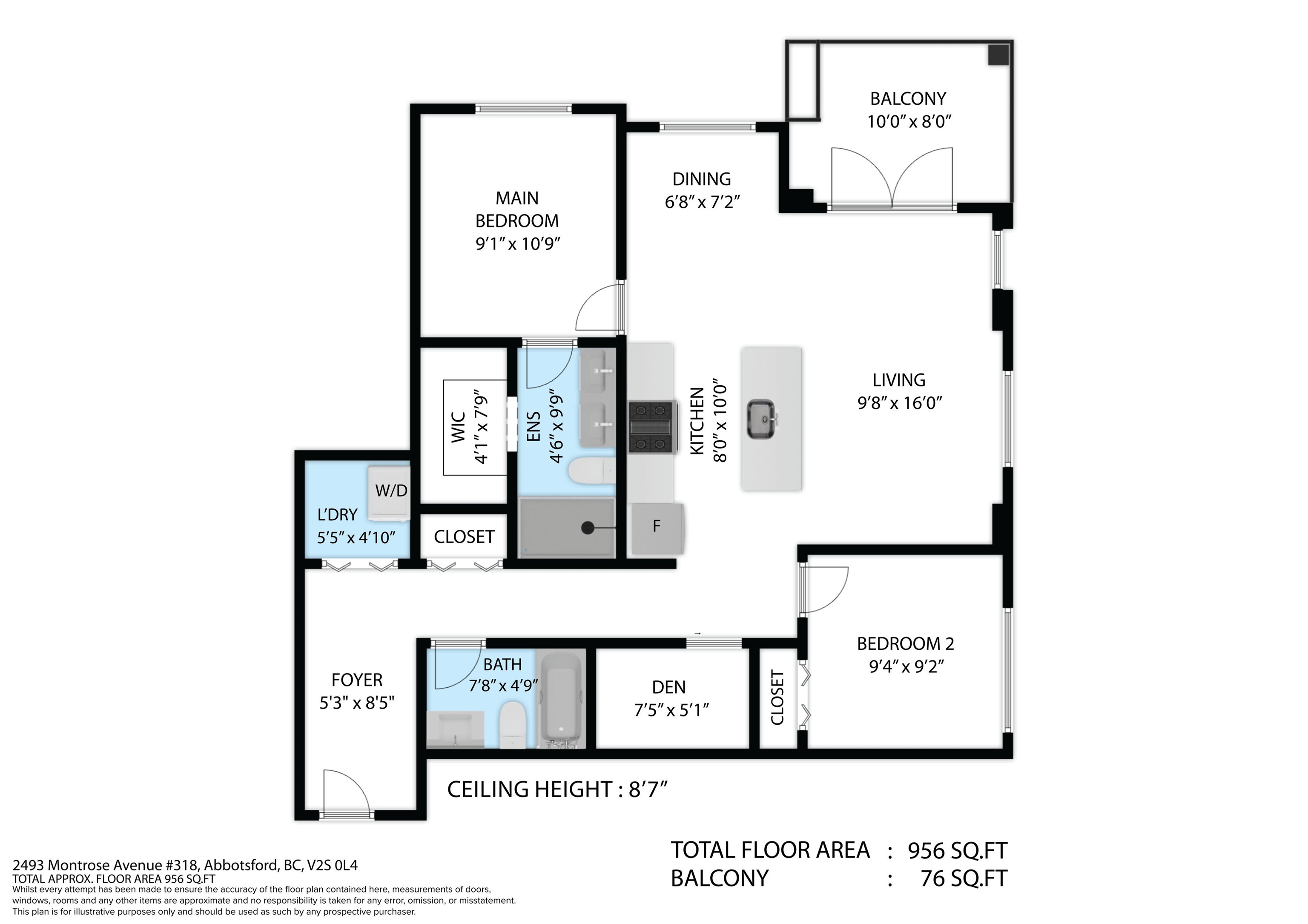 318 2493 MONTROSE AVENUE, Abbotsford Unit: 318