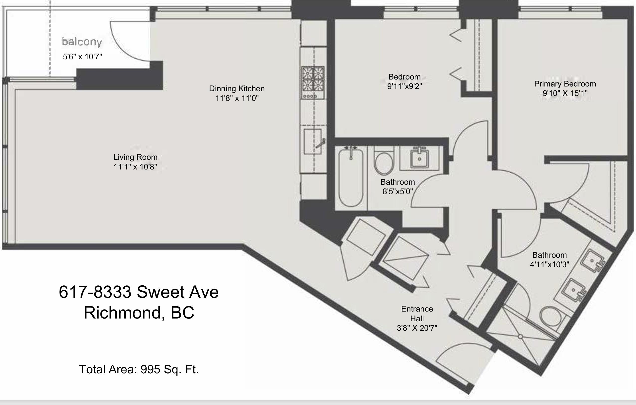617 8333 SWEET AVENUE, Richmond Unit: 617