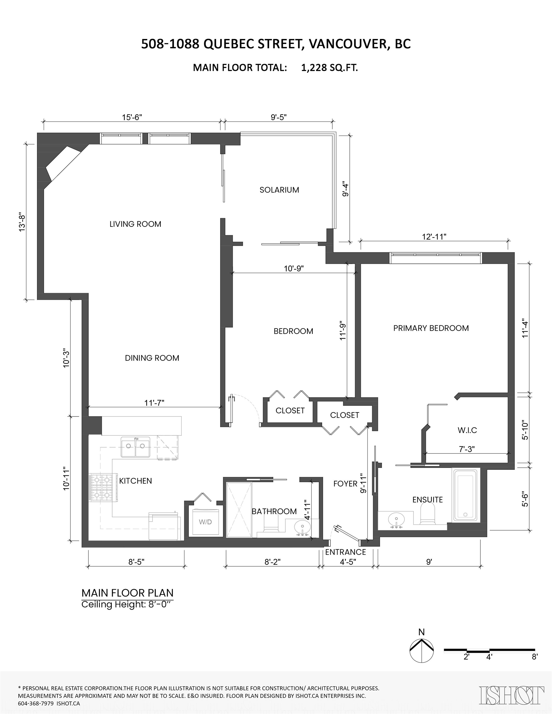 508 1088 QUEBEC STREET Unit: 508