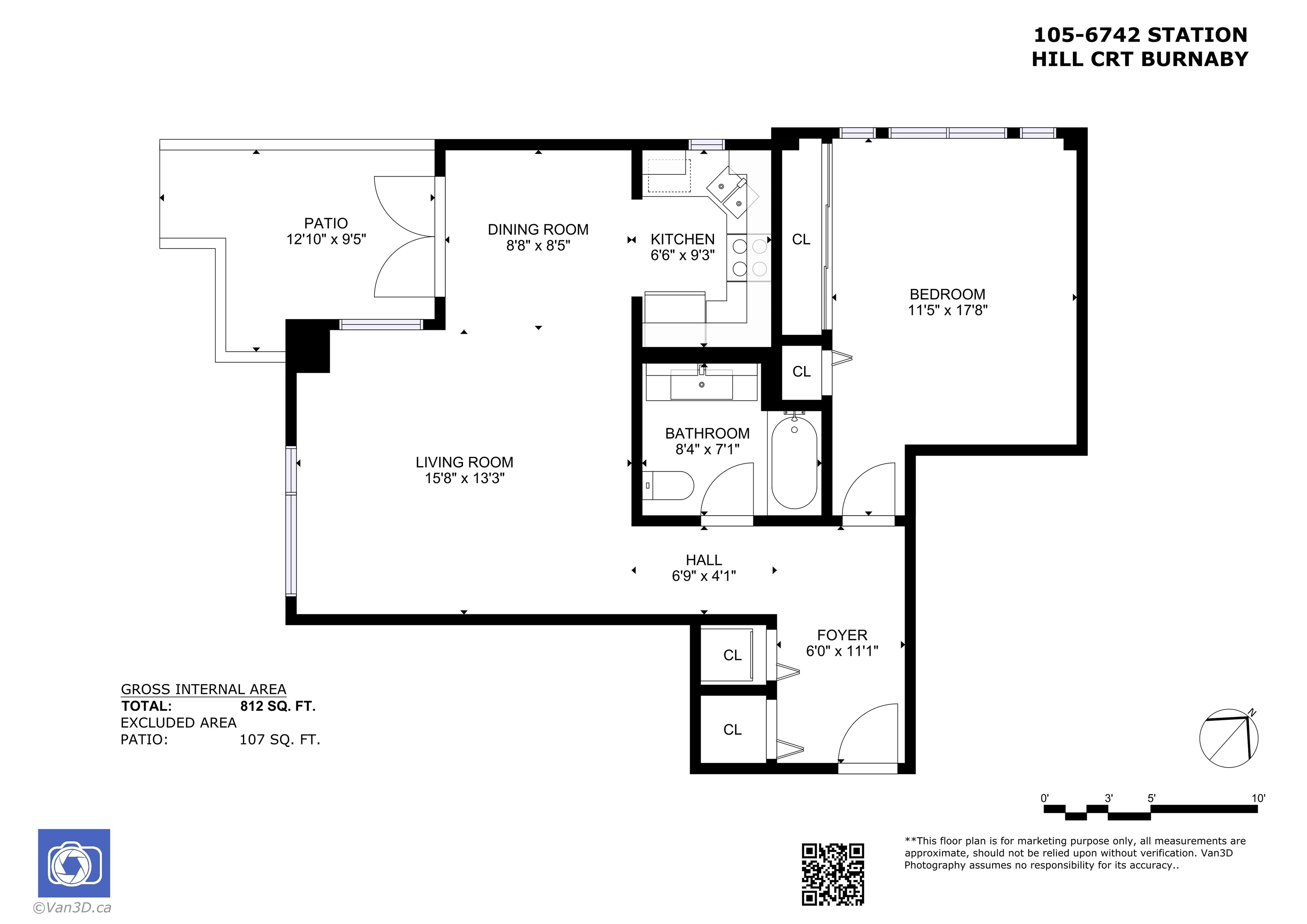 105 6742 STATION HILL COURT Unit: 105