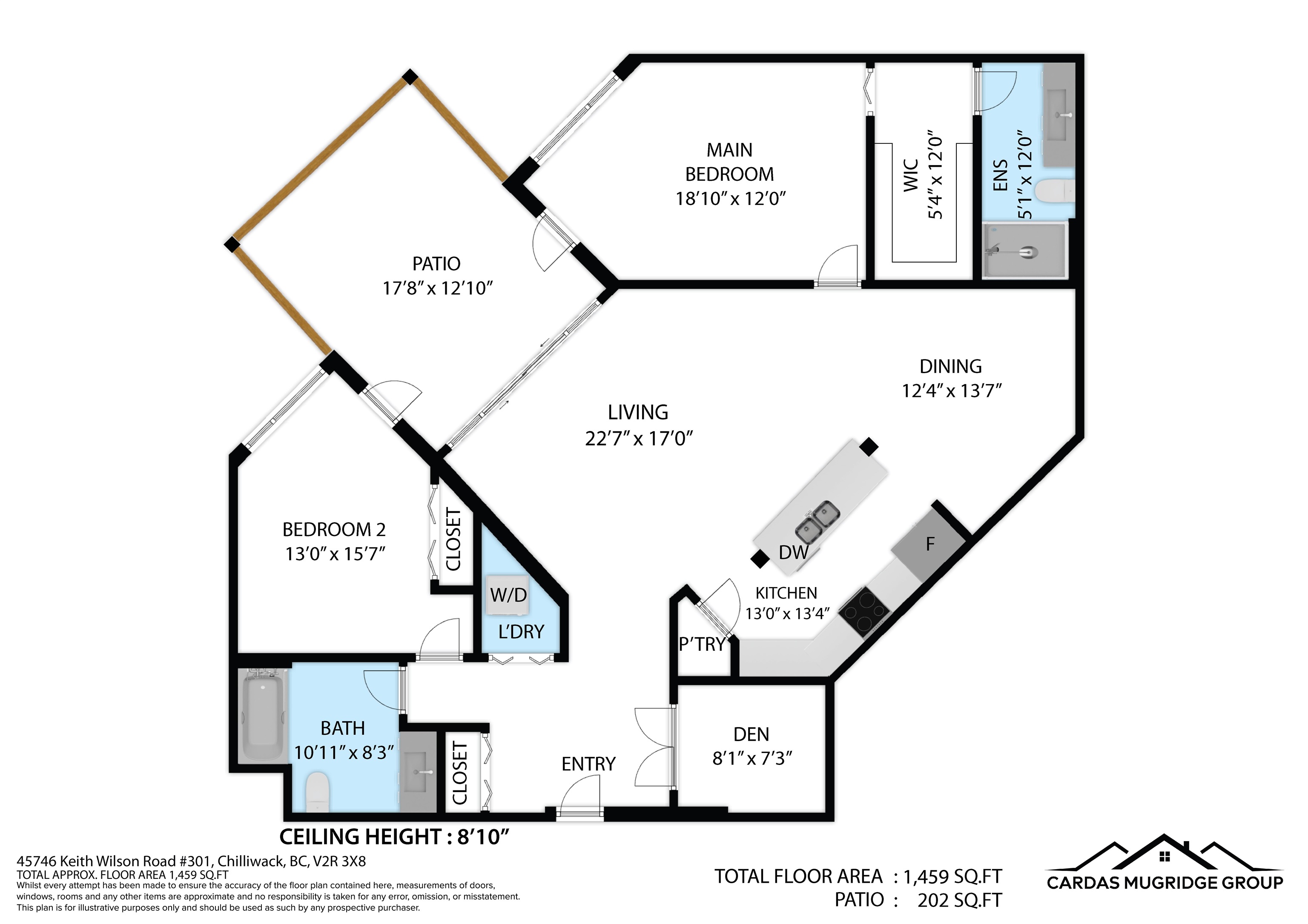 301 45746 KEITH WILSON ROAD Unit: 301