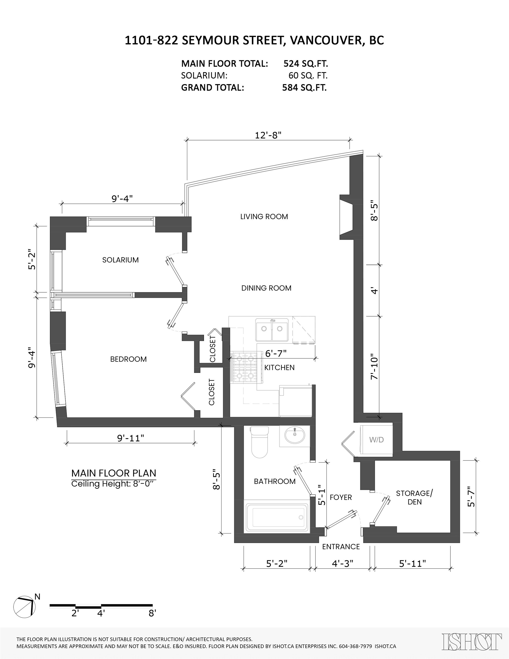 1101 822 SEYMOUR STREET Unit: 1101
