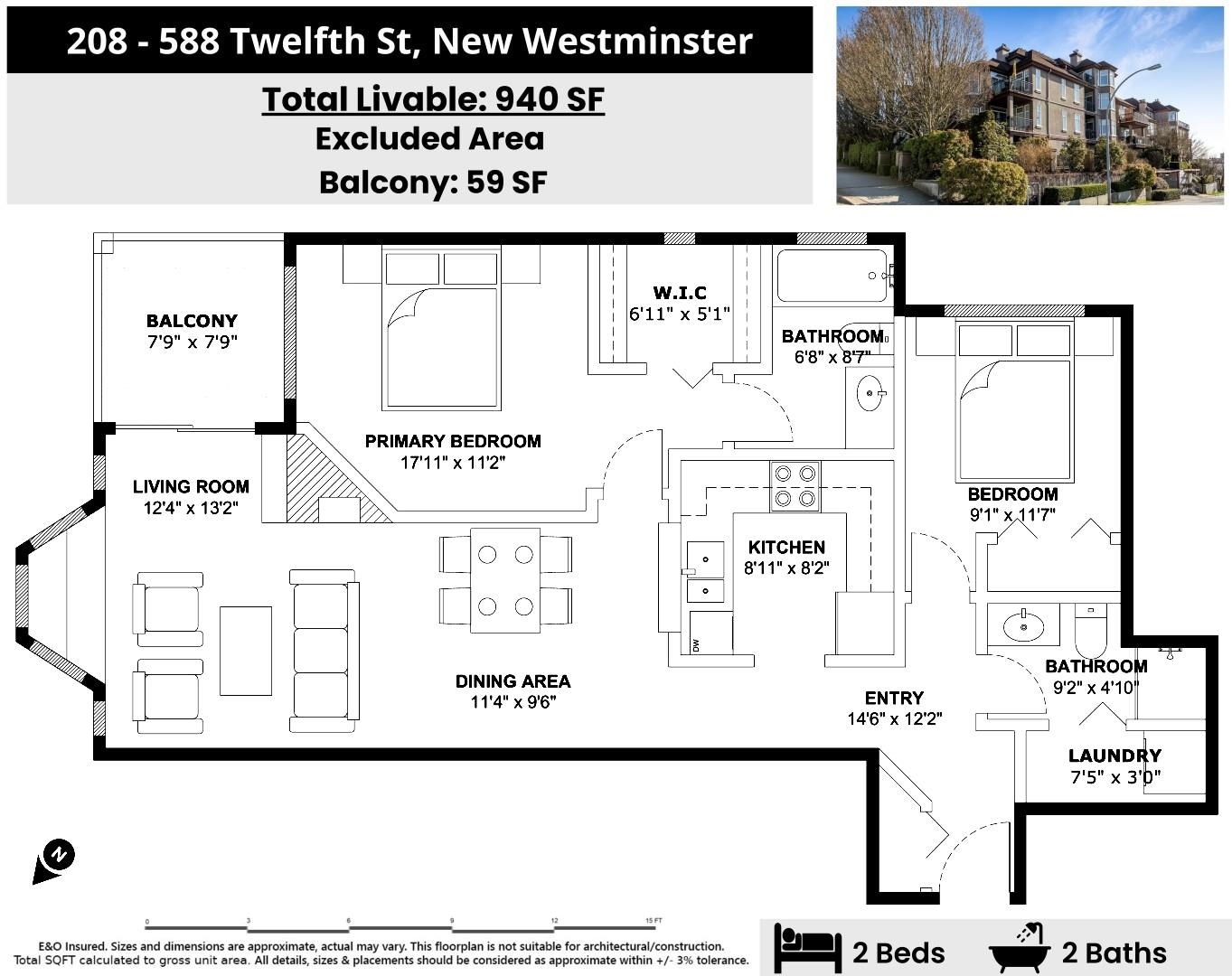 208 588 TWELFTH STREET Unit: 208