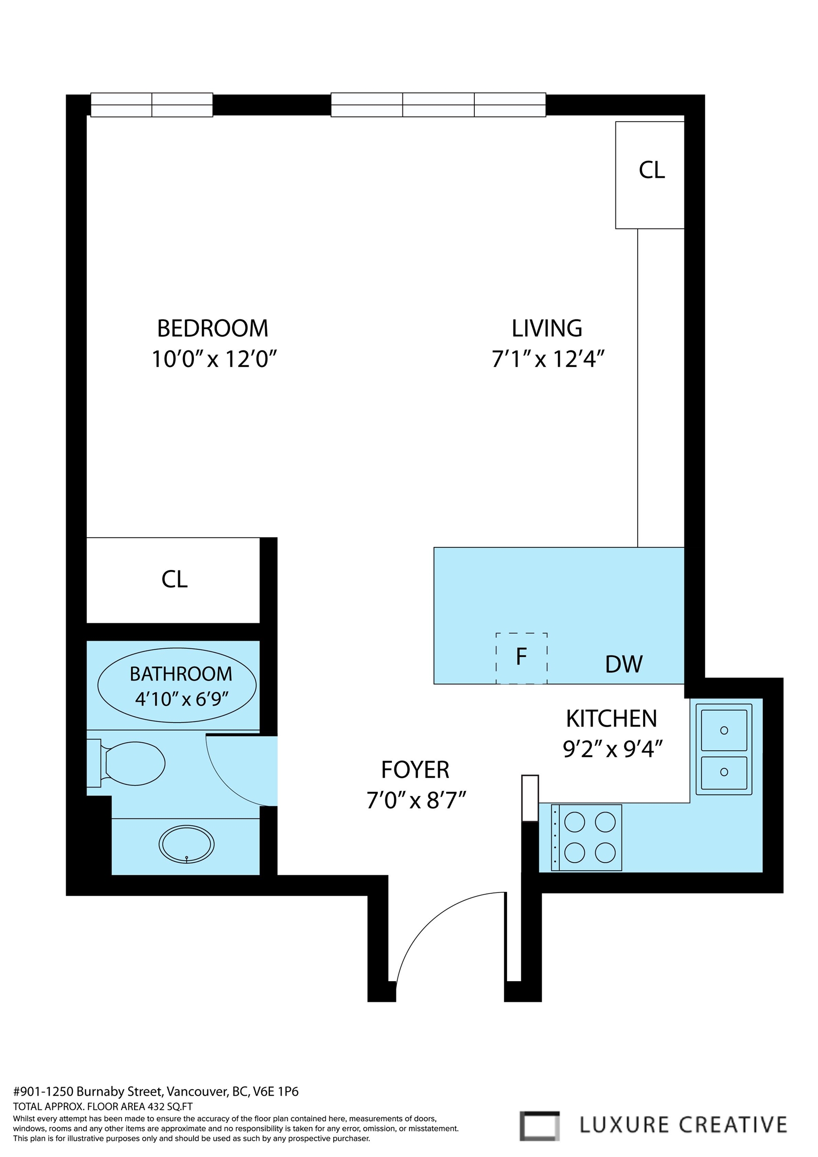 901 1250 BURNABY STREET Unit: 901