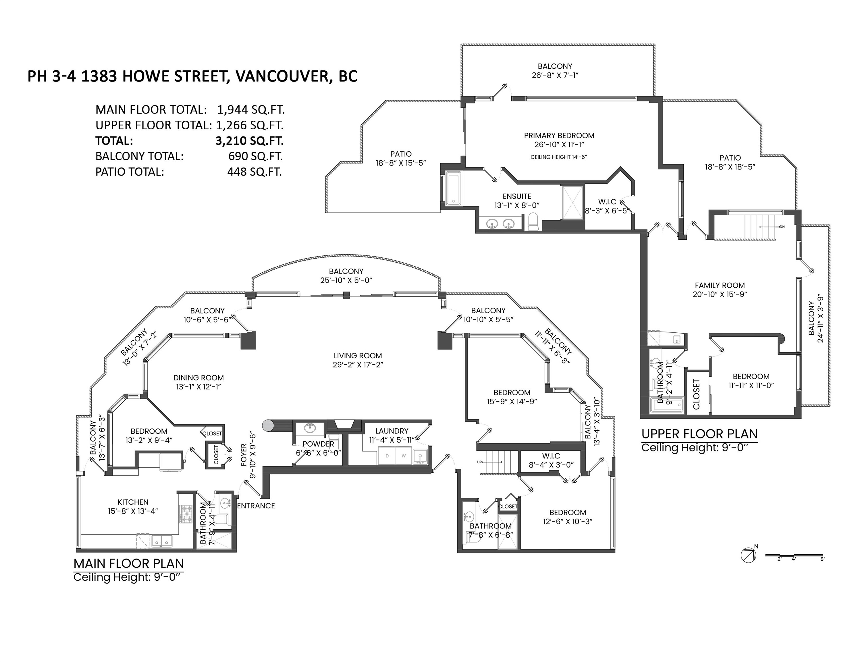 PH 3-4 1383 HOWE STREET Unit: PH 3-4