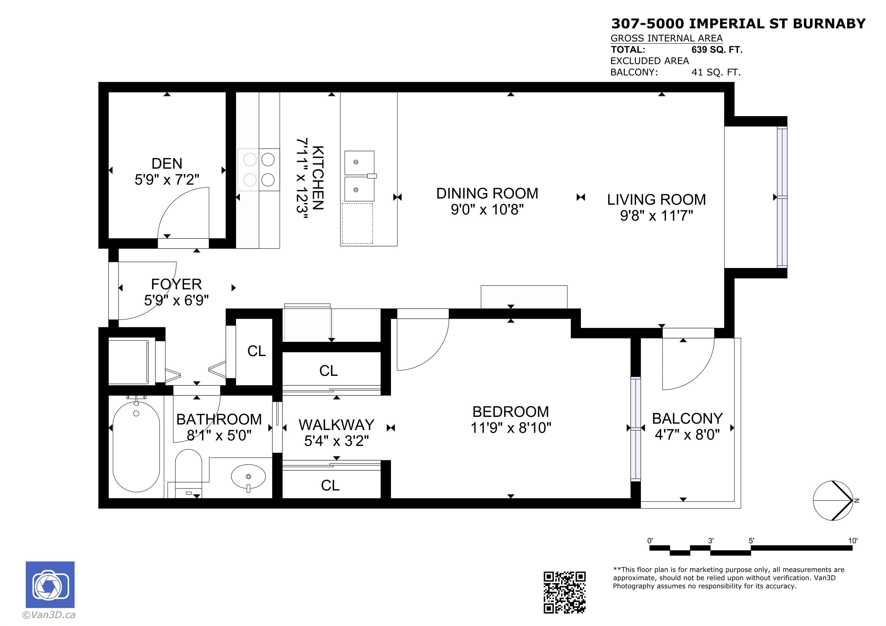 307 5000 IMPERIAL STREET Unit: 307
