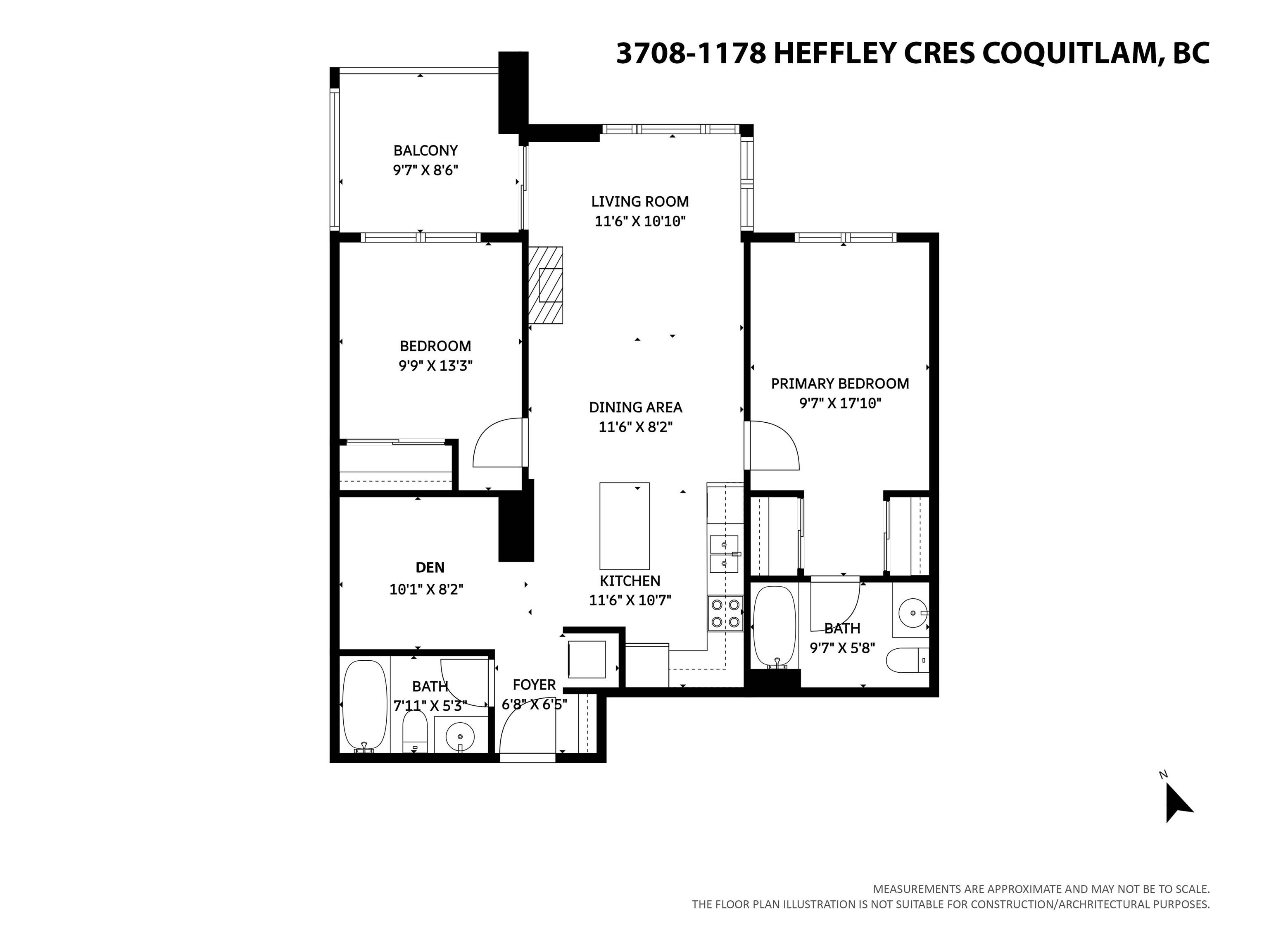 3708 1178 HEFFLEY CRESCENT Unit: 3708