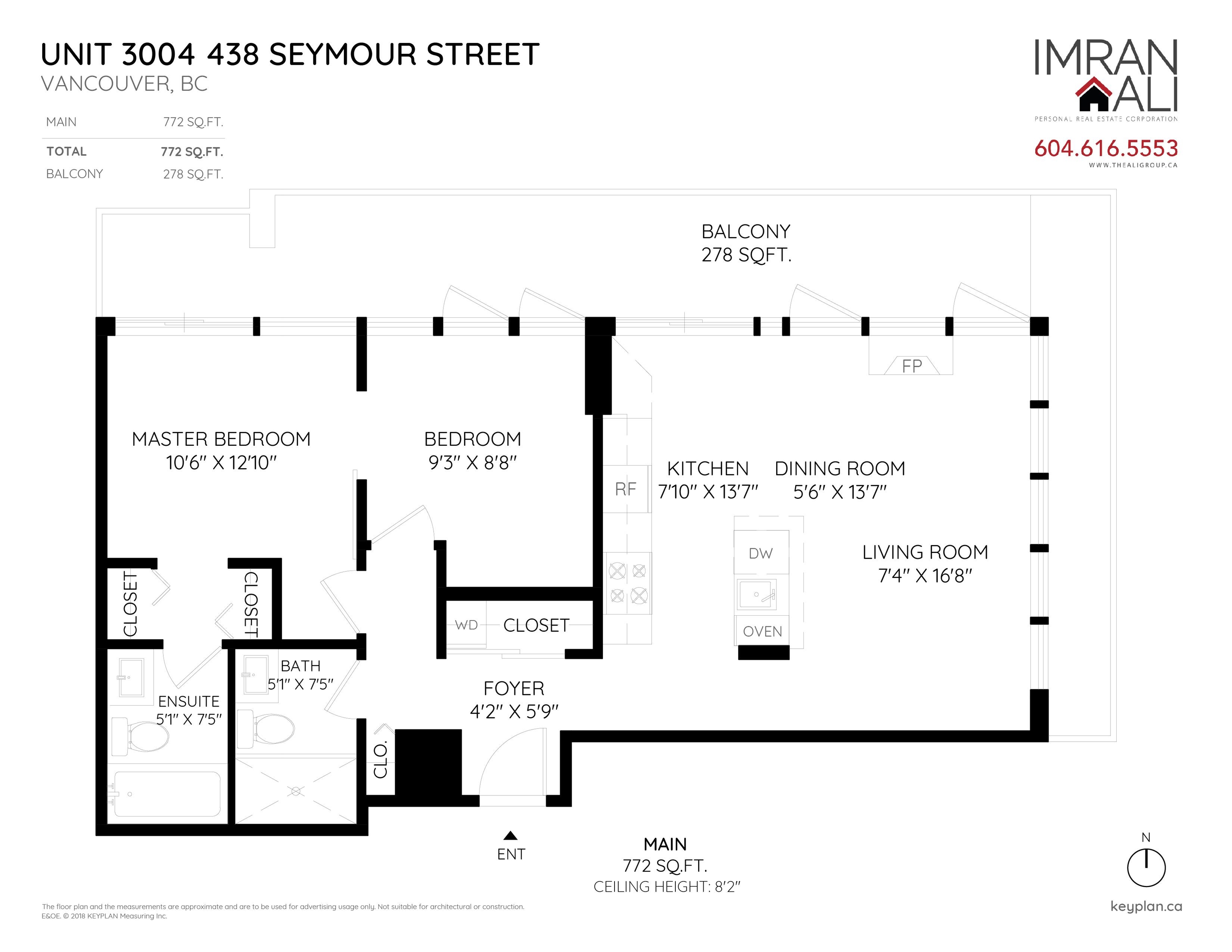 3004 438 SEYMOUR STREET Unit: 3004