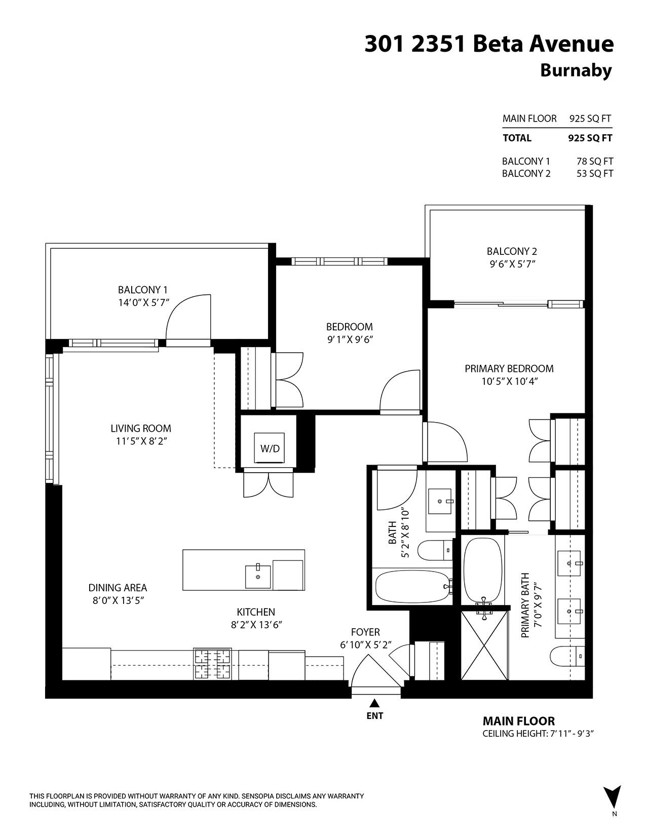 301 2351 BETA AVENUE Unit: 301