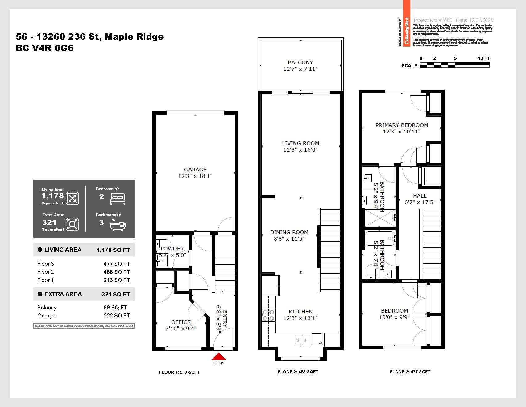 56 13260 236 STREET Unit: 56