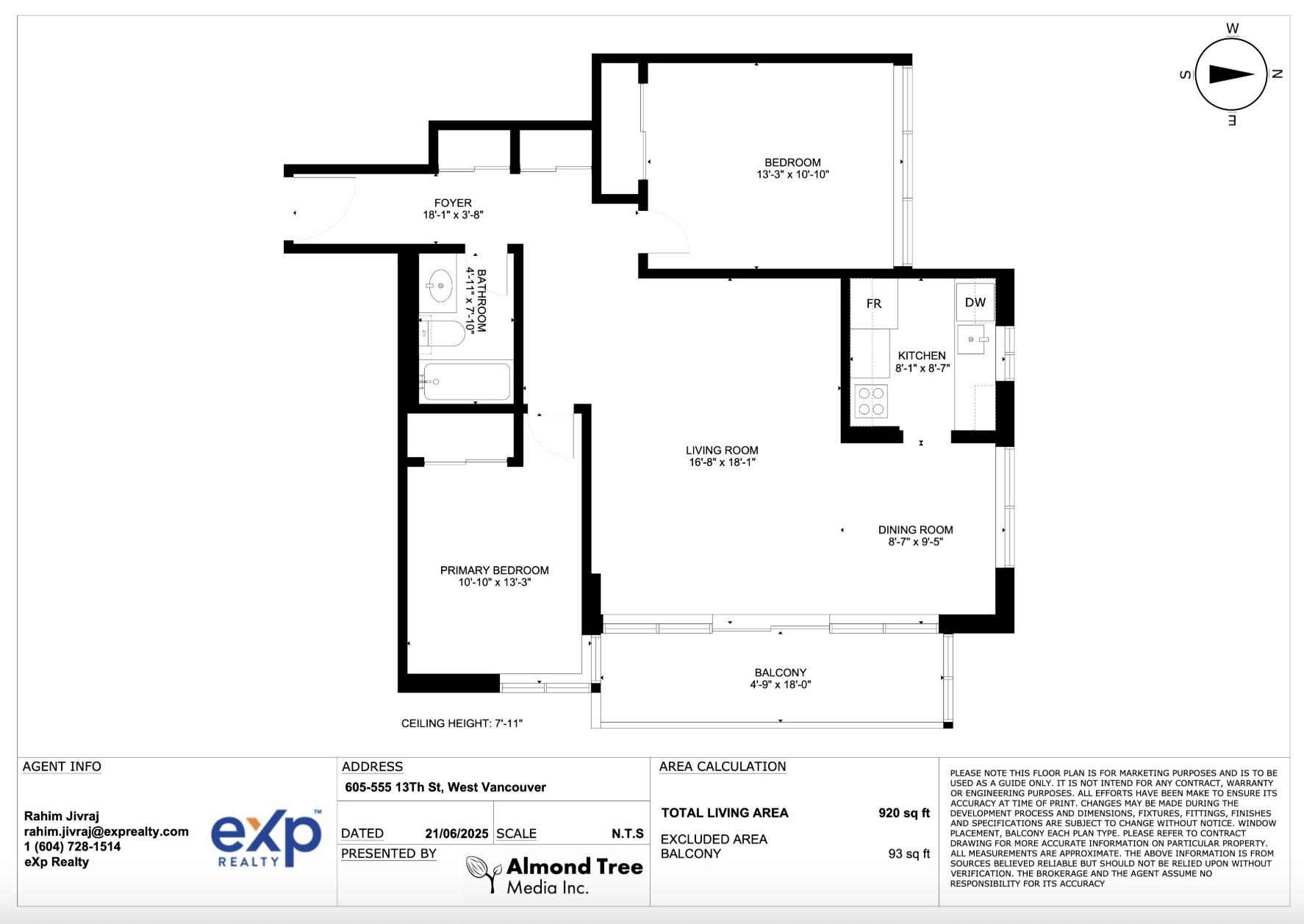 605 555 13TH STREET Unit: 605
