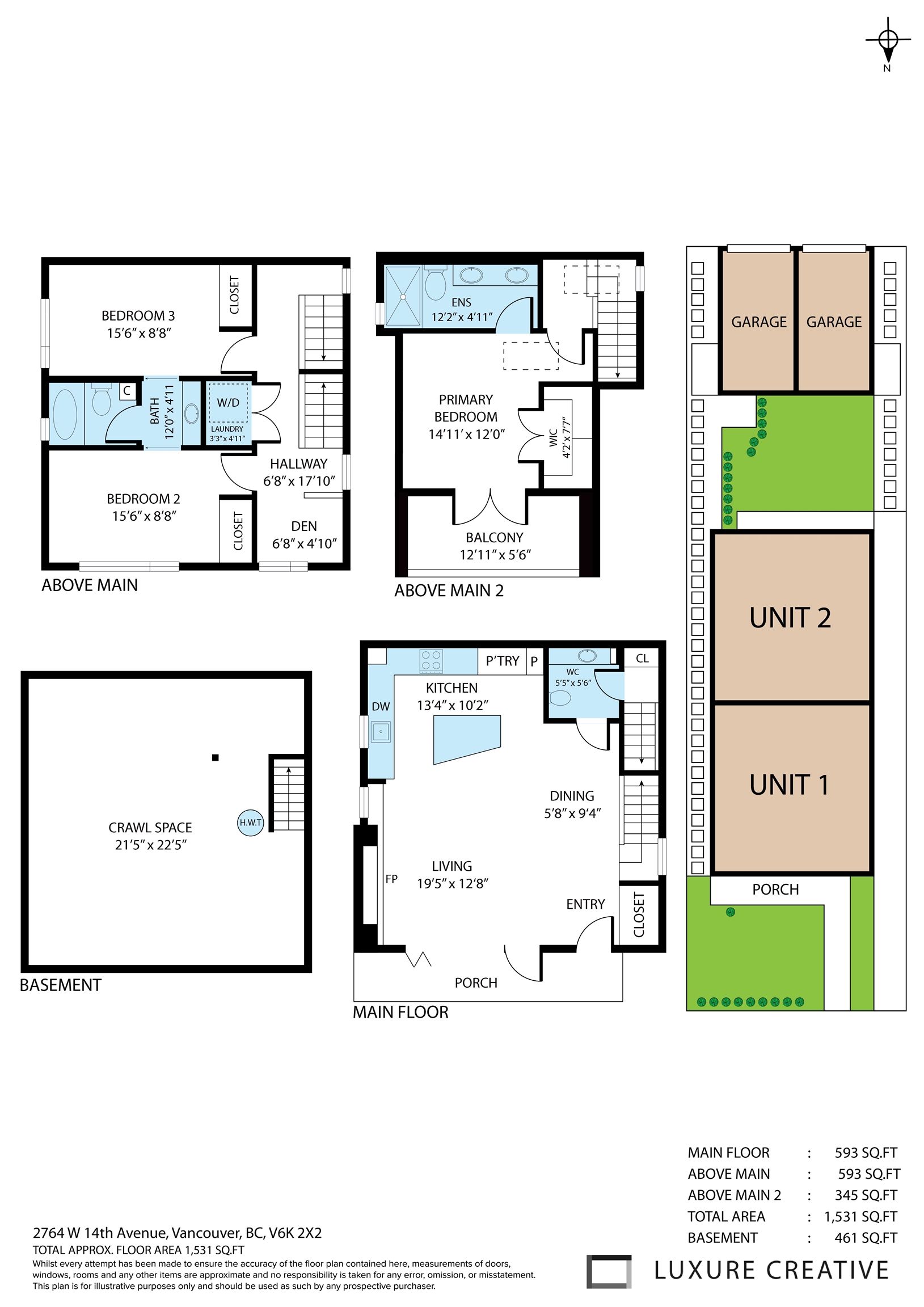 1 2764 W 14TH AVENUE Unit: 1