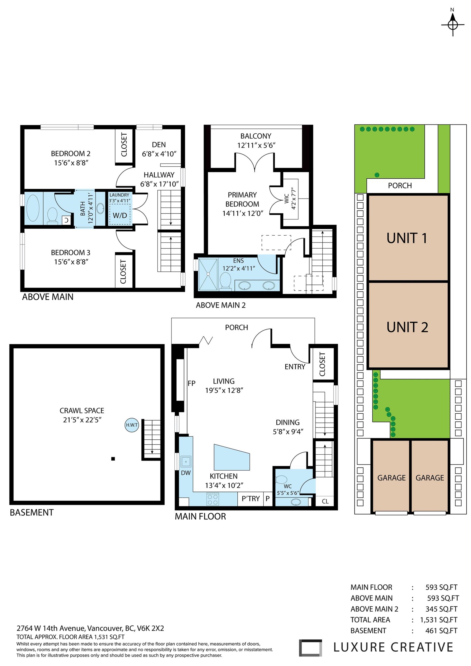 2 2764 W 14TH AVENUE Unit: 2