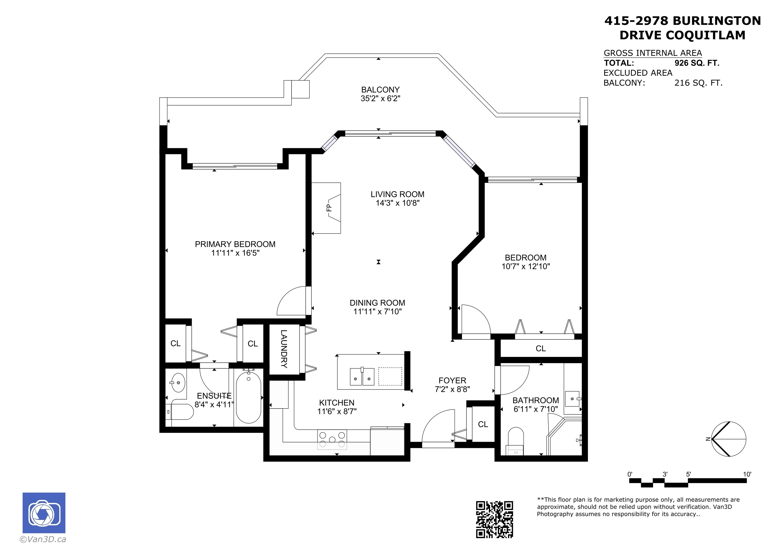 415 2978 BURLINGTON DRIVE Unit: 415