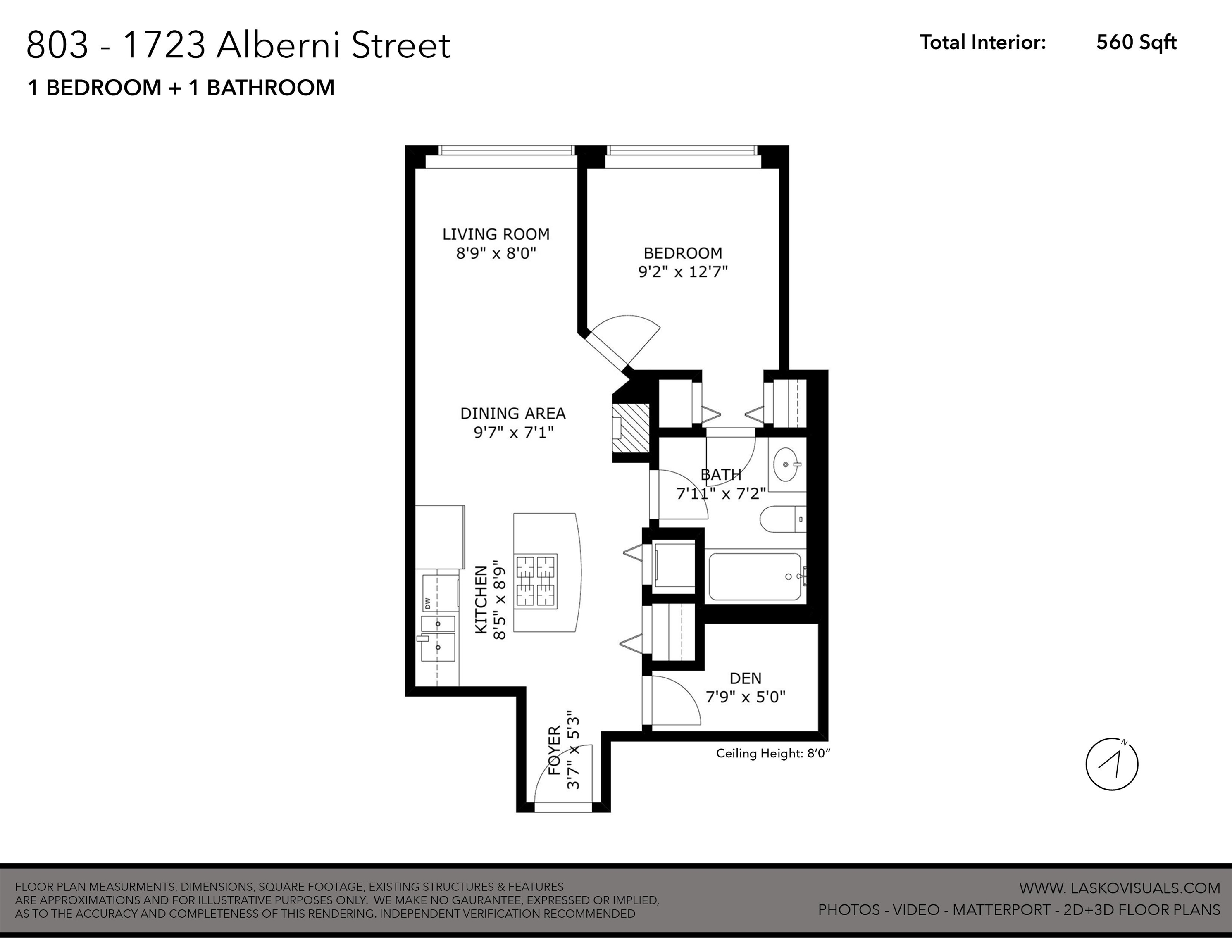 803 1723 ALBERNI STREET Unit: 803