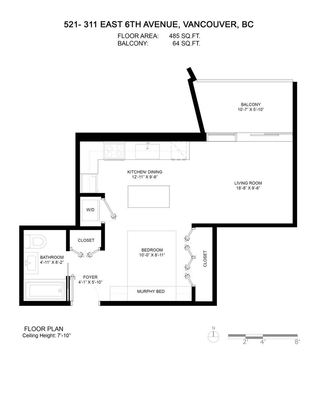 521 311 E 6 AVENUE Unit: 521