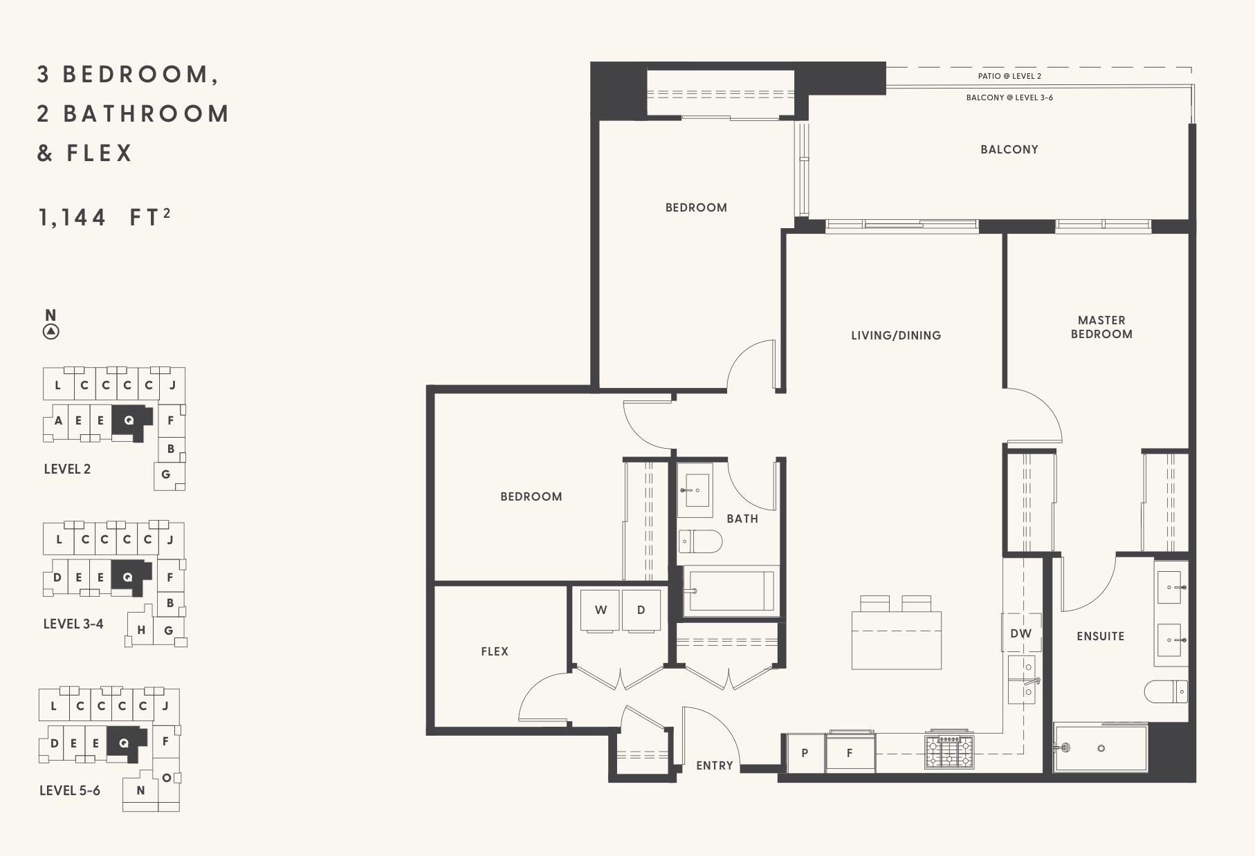 414 111 BULLER STREET Unit: 414