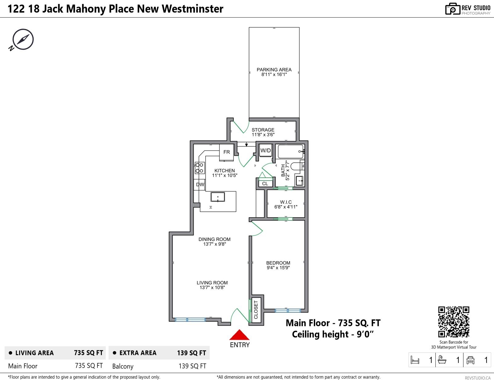 122 18 JACK MAHONY PLACE Unit: 122