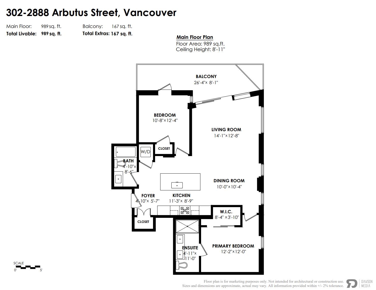 302 2888 ARBUTUS STREET Unit: 302