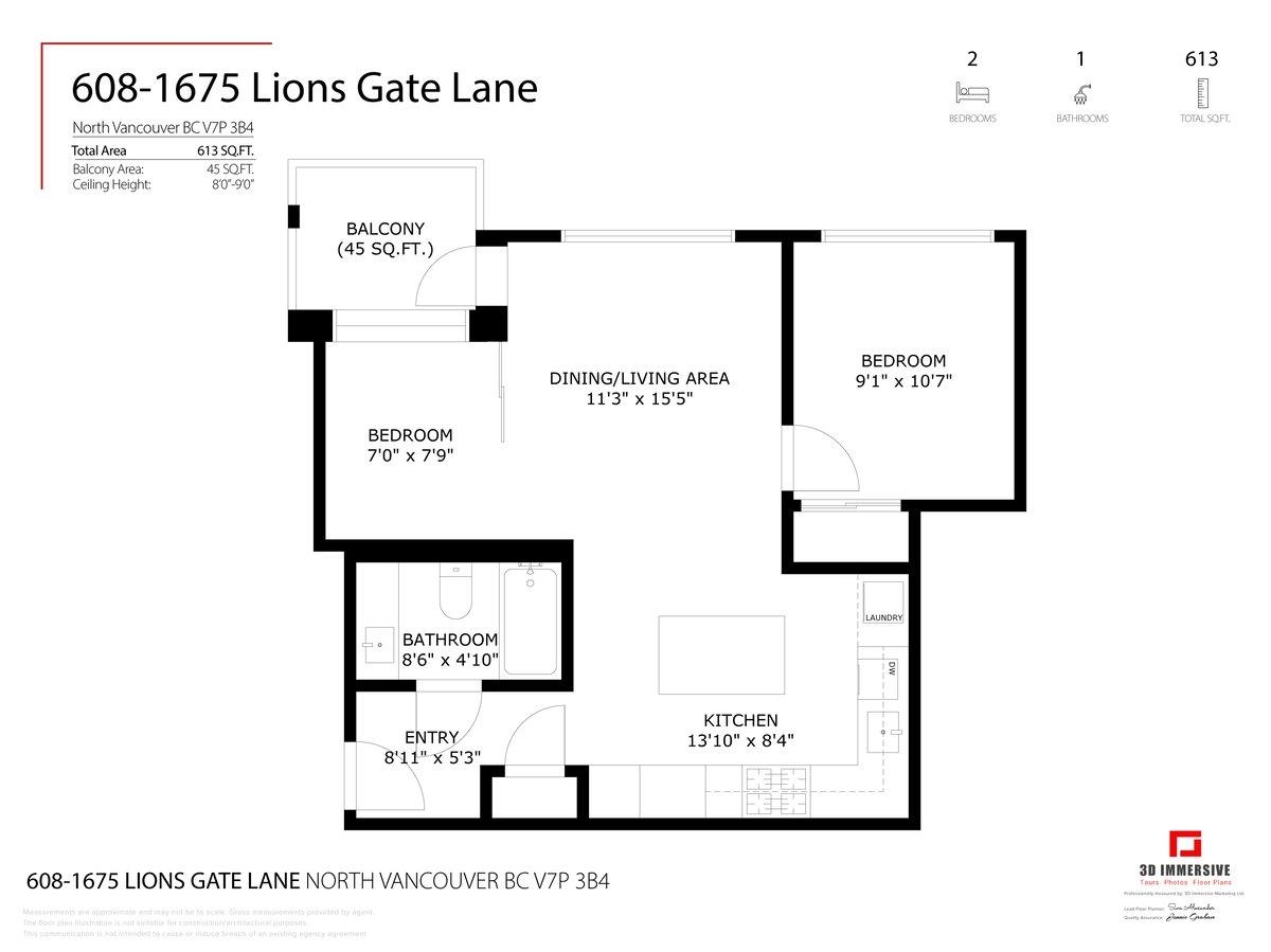 608 1675 LIONS GATE LANE Unit: 608