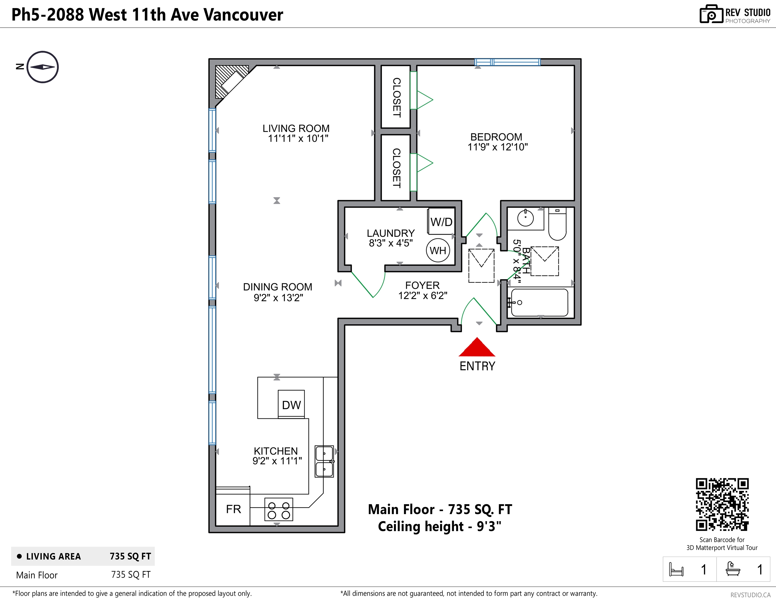 PH5 2088 W 11TH AVENUE Unit: PH5