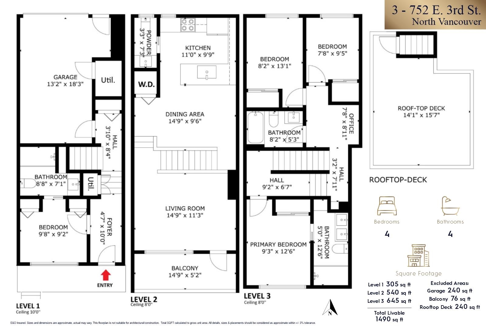 3 752 E 3RD STREET Unit: 3