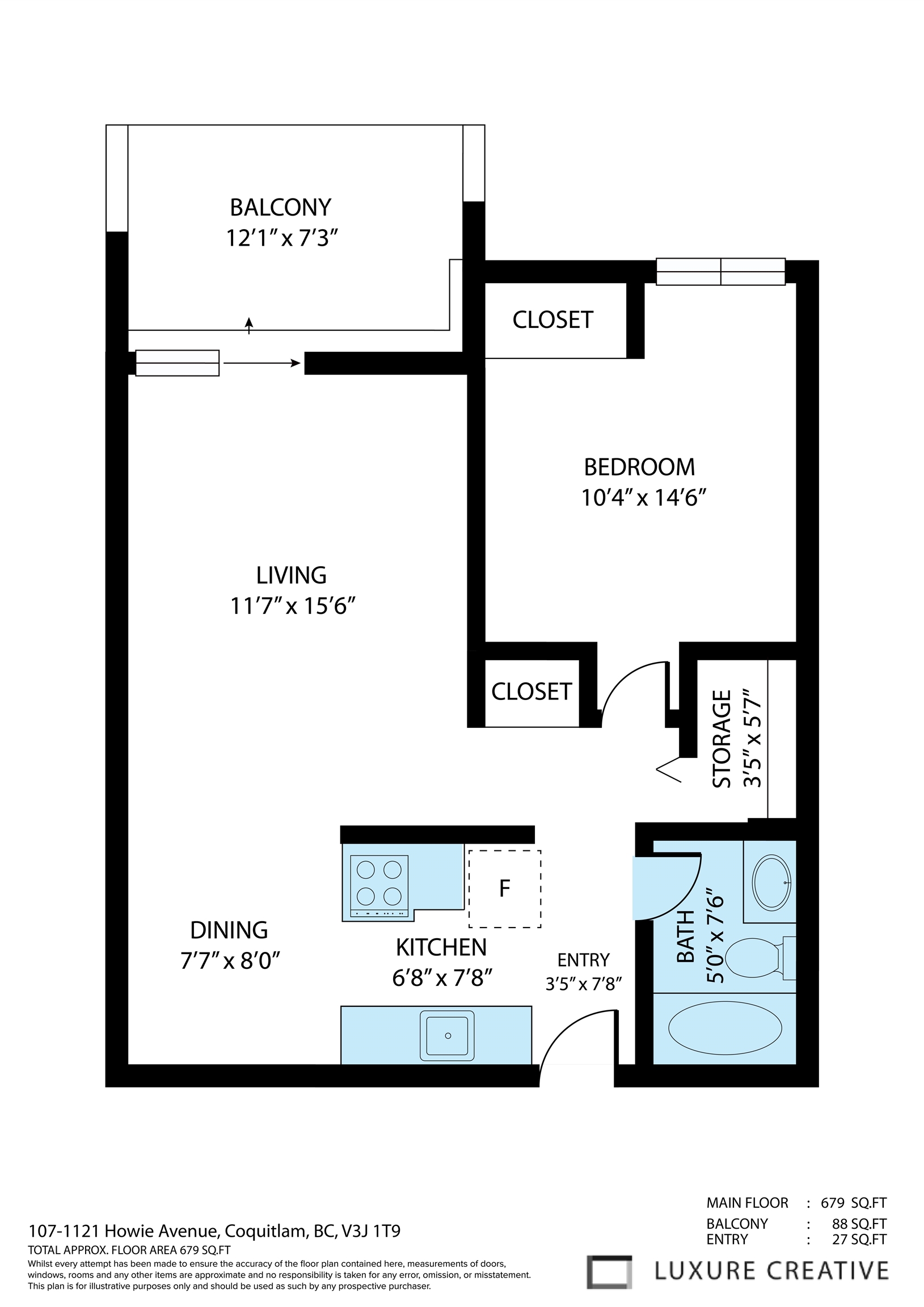 107 1121 HOWIE AVENUE Unit: 107