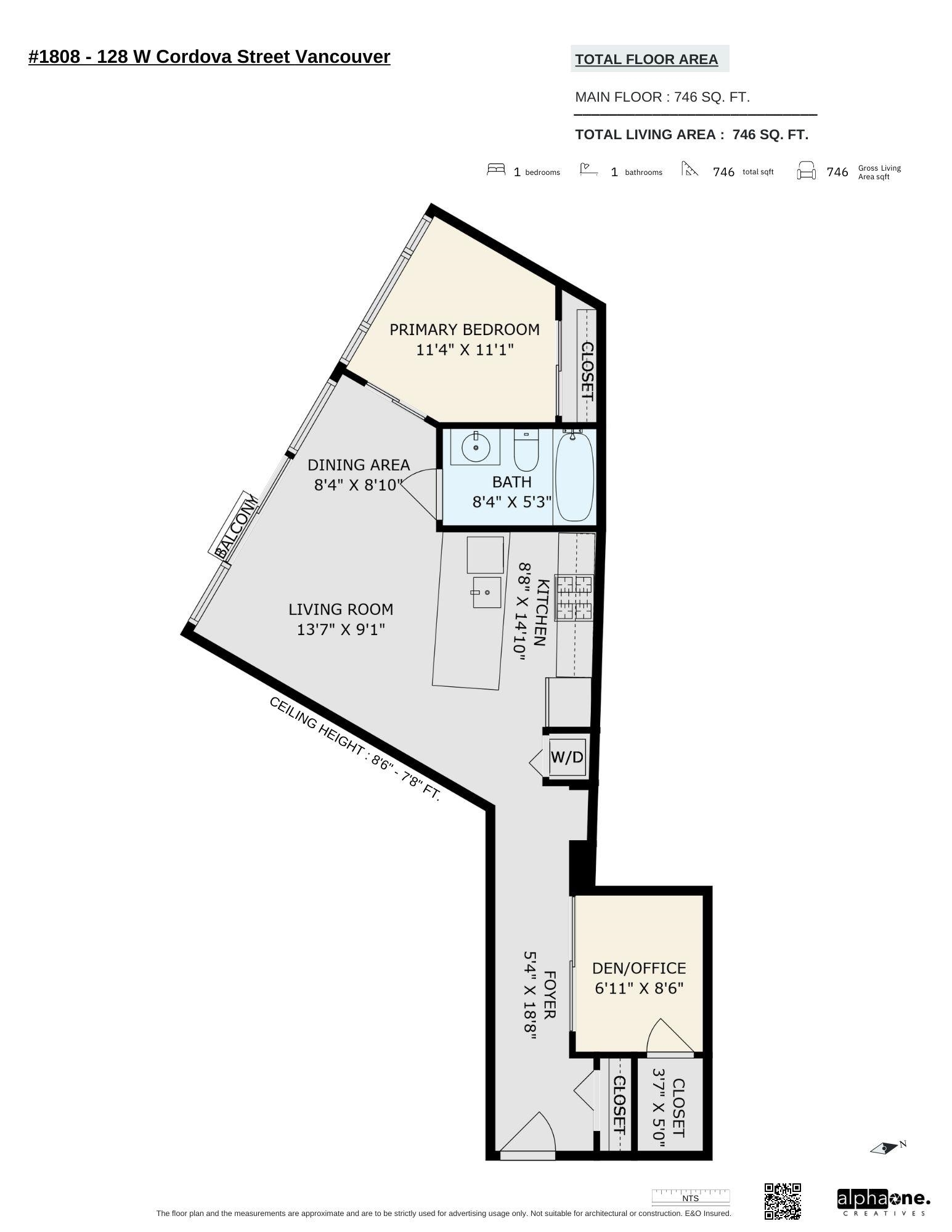1808 128 W CORDOVA STREET Unit: 1808