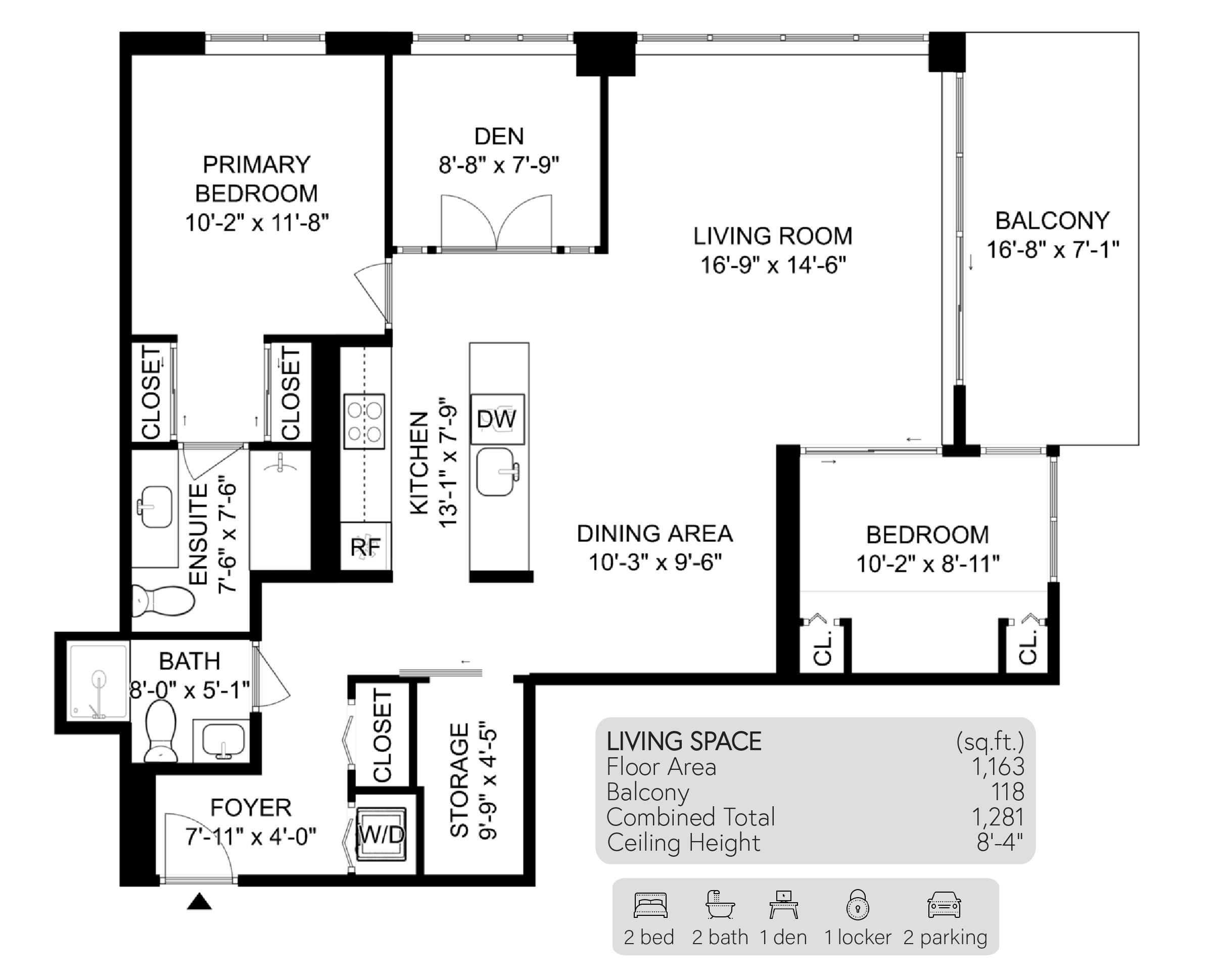 801 1833 CROWE STREET Unit: 801