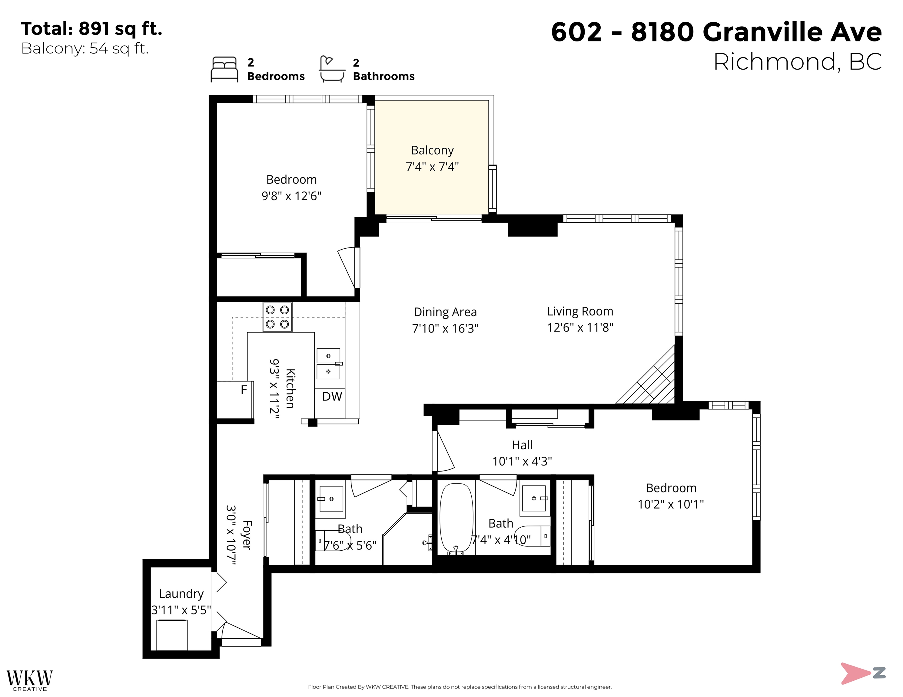 602 8180 GRANVILLE AVENUE Unit: 602