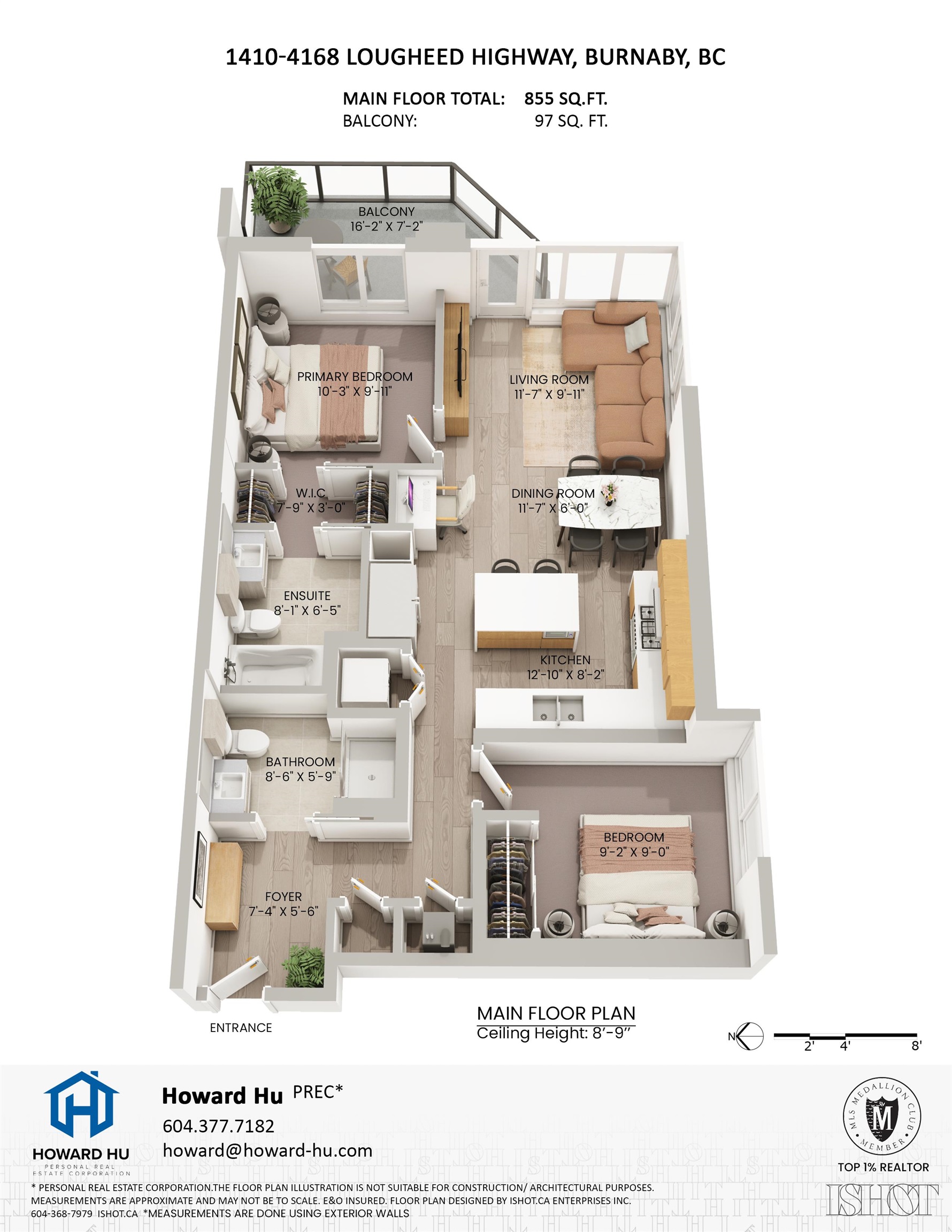 1410 4168 LOUGHEED HIGHWAY Unit: 1410