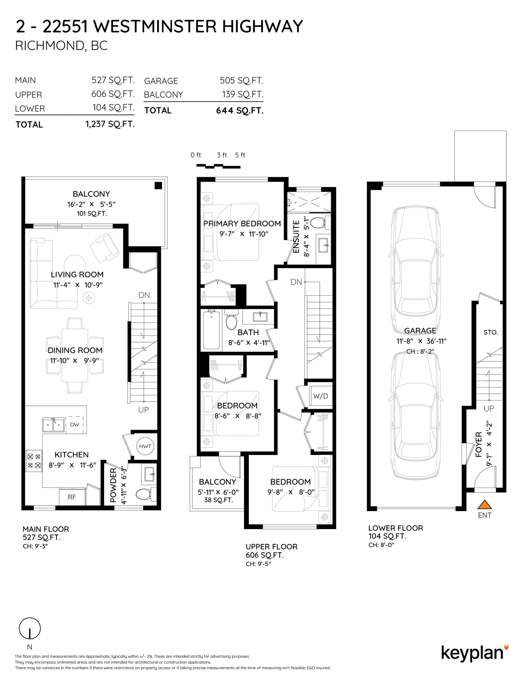 2 22551 WESTMINSTER HIGHWAY Unit: 2