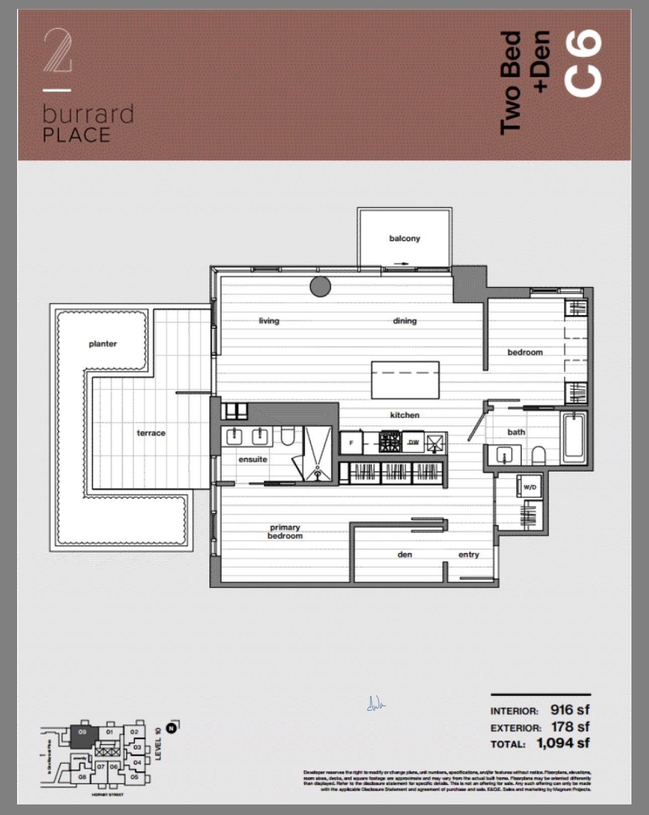 1009 1277 HORNBY STREET Unit: 1009