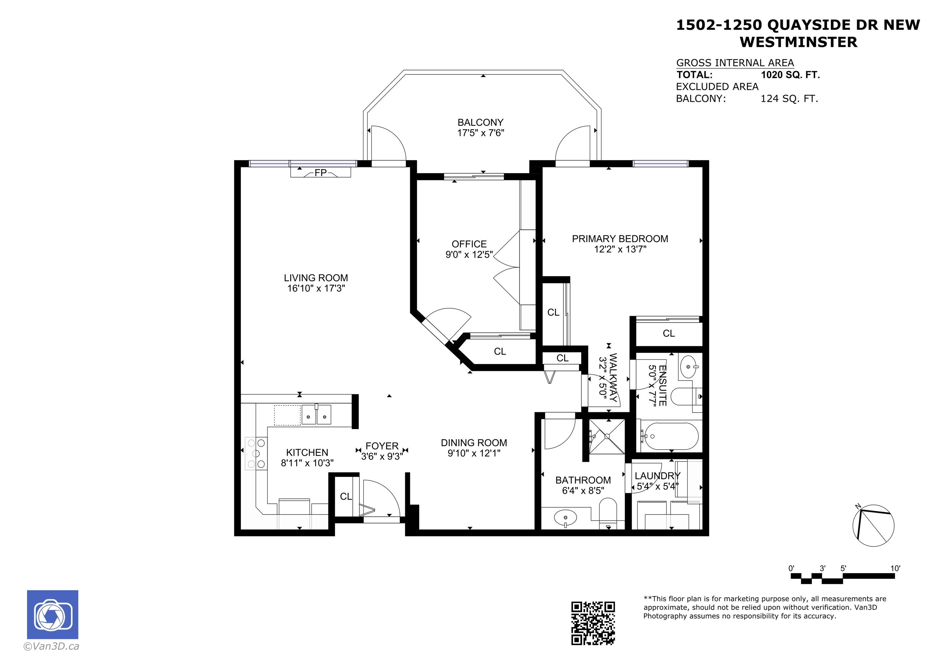 1502 1250 QUAYSIDE DRIVE Unit: 1502