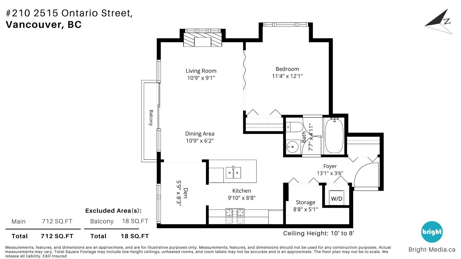 210 2515 ONTARIO STREET Unit: 210
