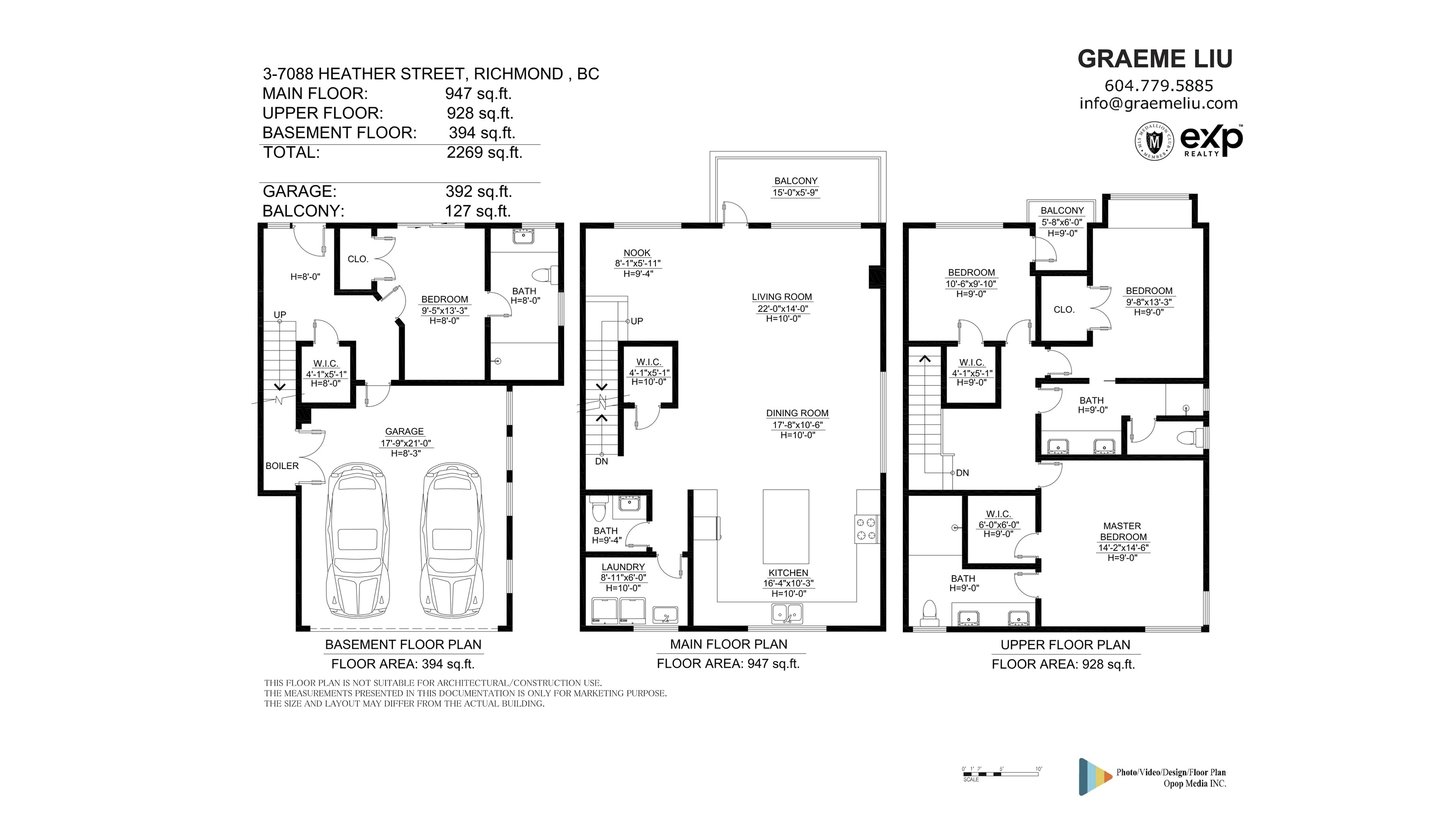 3 7088 HEATHER STREET Unit: 3