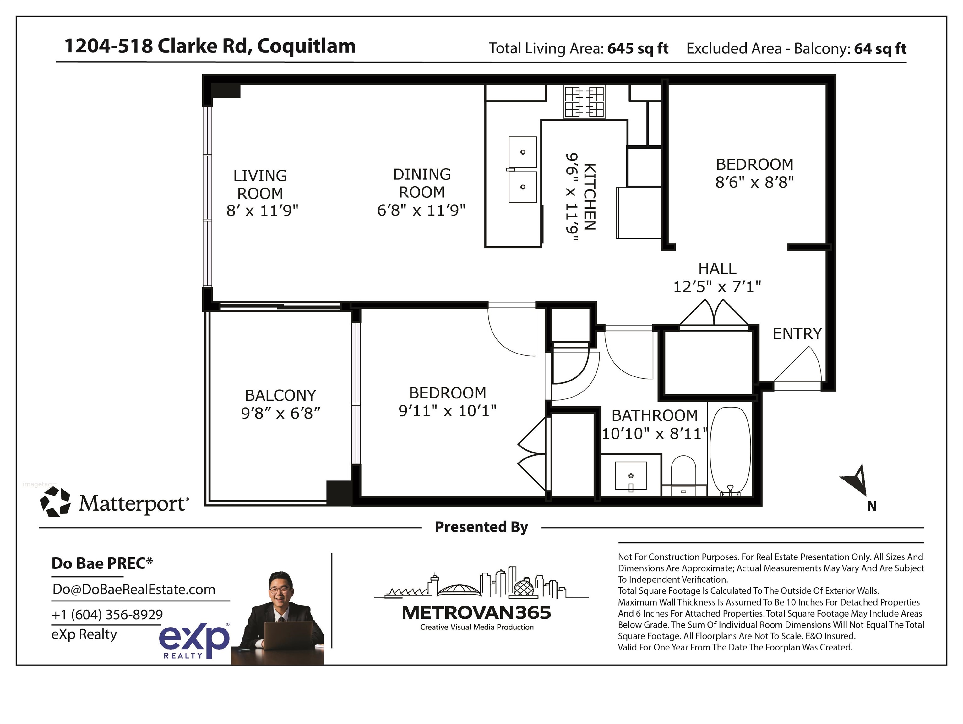 1204 518 CLARKE ROAD Unit: 1204