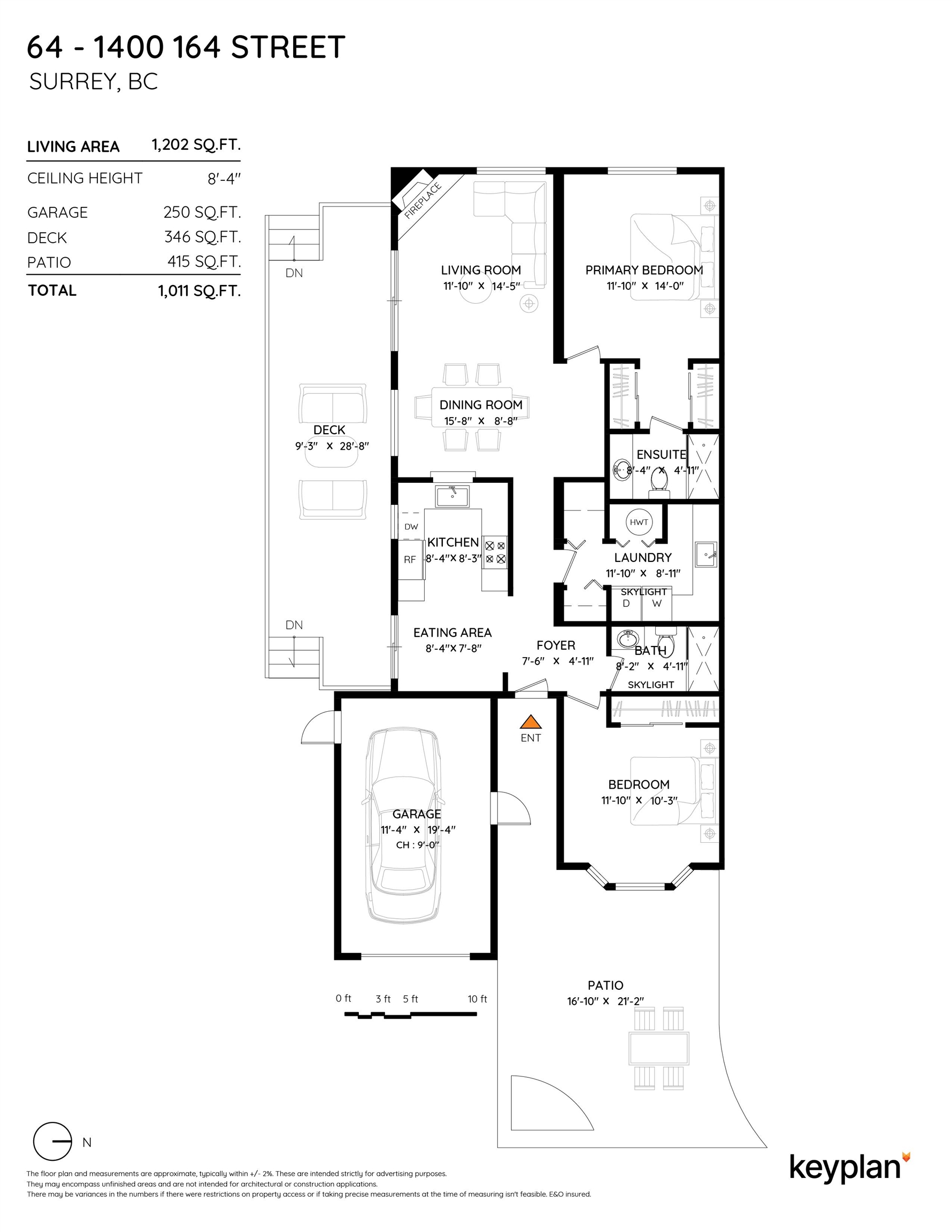 64 1400 164 STREET Unit: 64