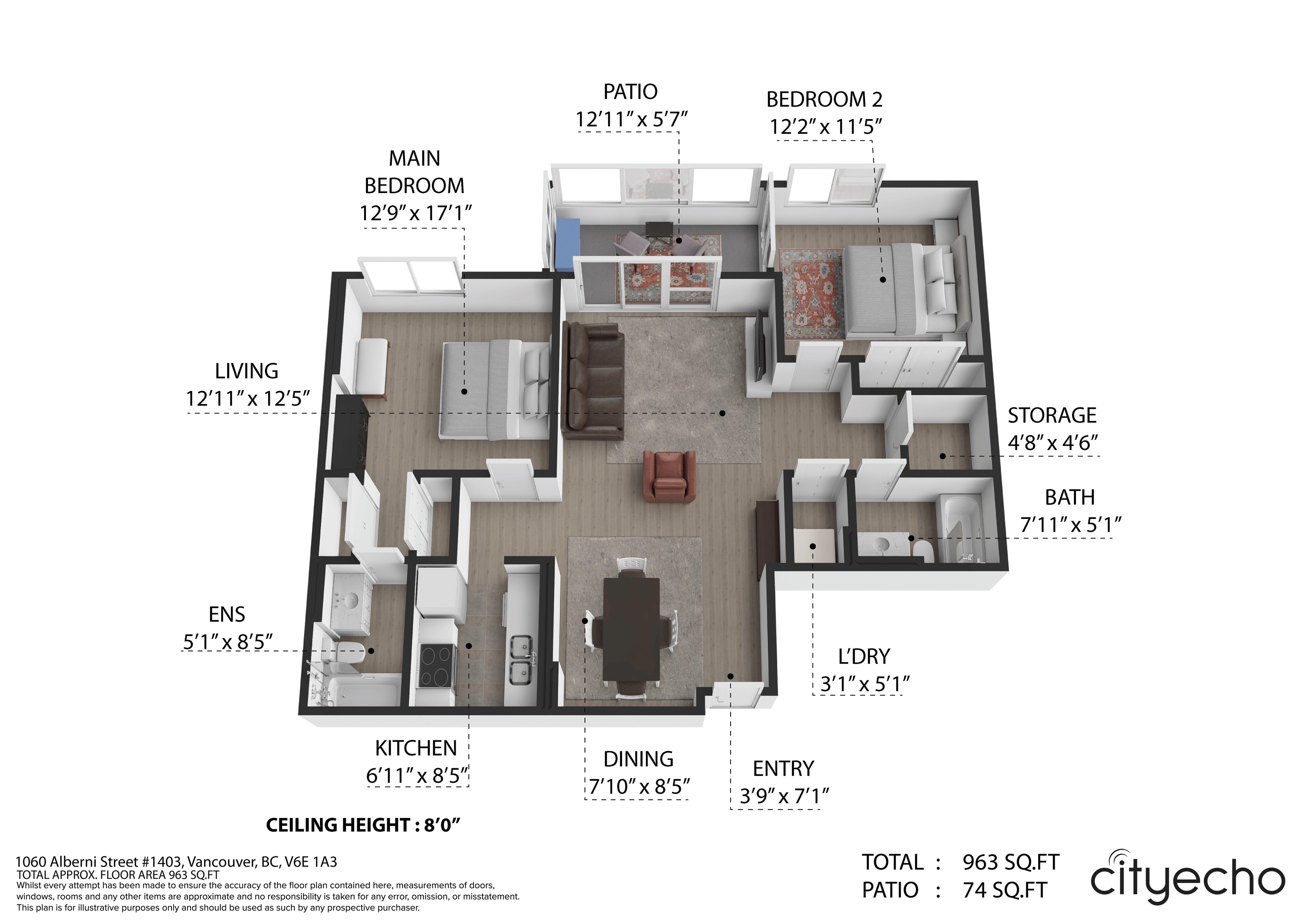 1403 1403 1060 ALBERNI STREET Unit: 1403