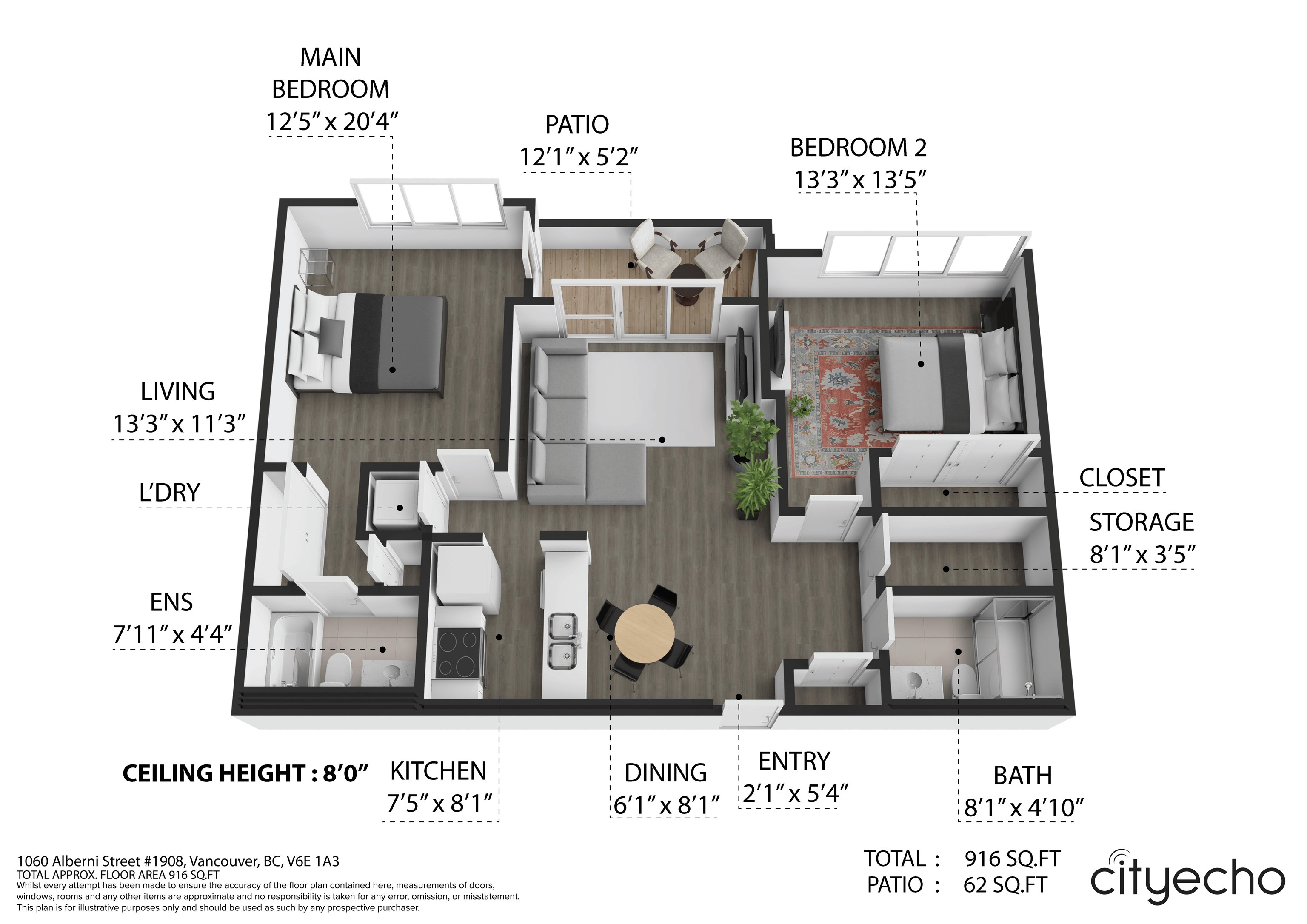 1908 1908 1060 ALBERNI STREET Unit: 1908