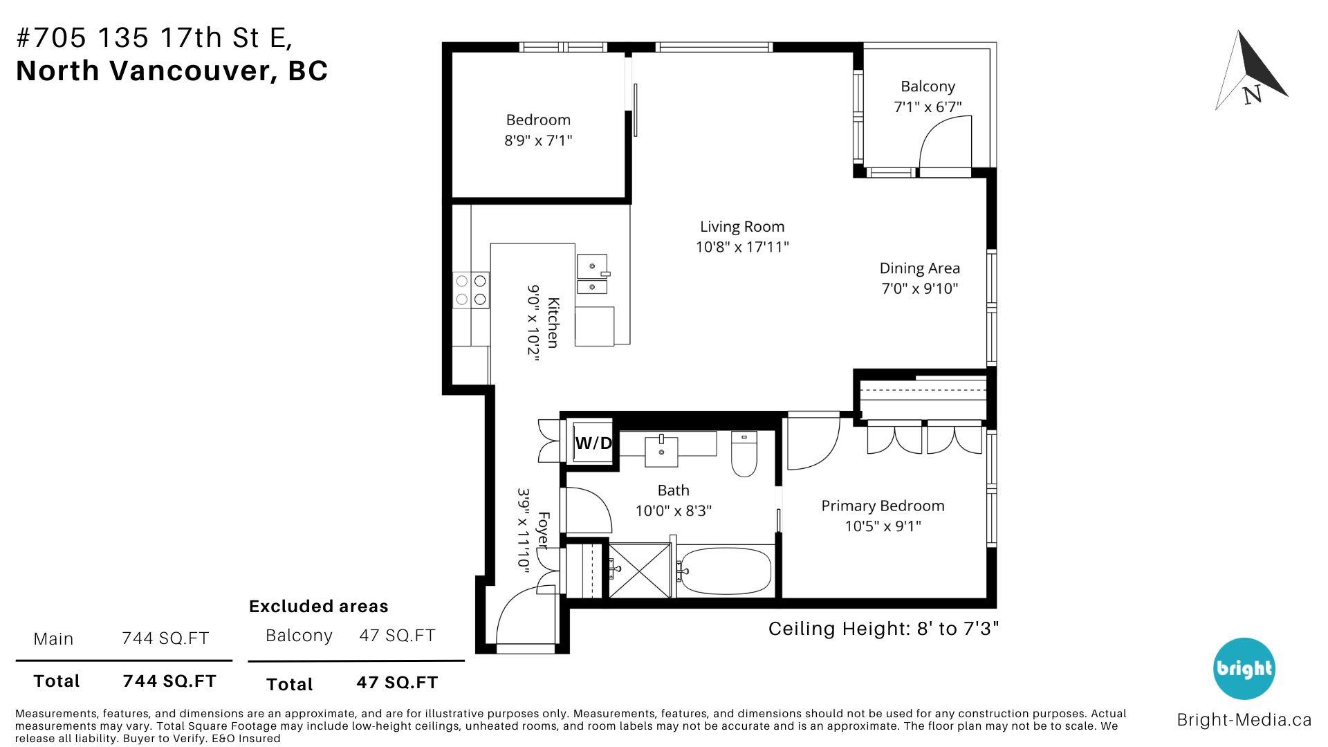 705 135 E 17TH STREET Unit: 705