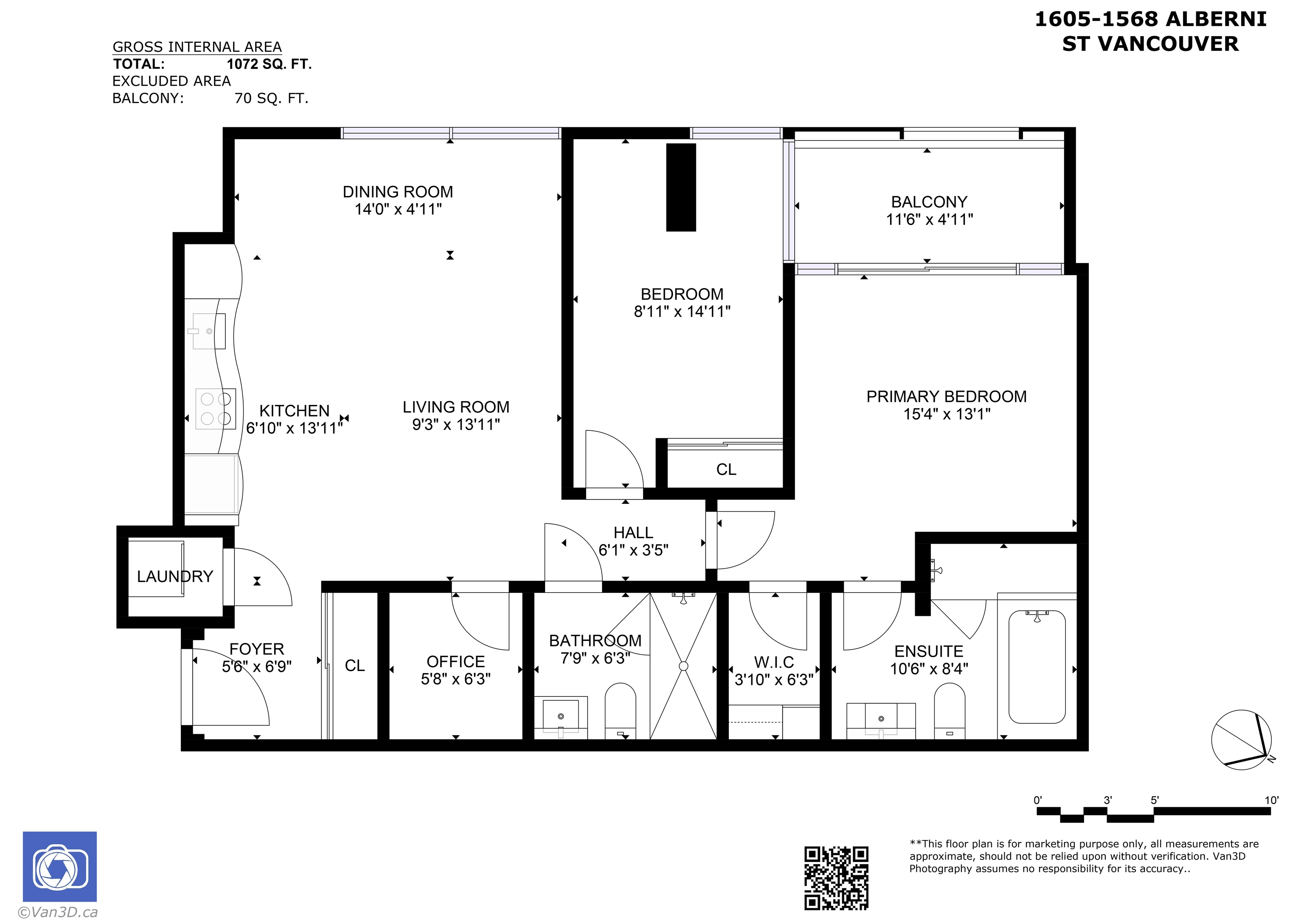 1605 1568 ALBERNI STREET Unit: 1605