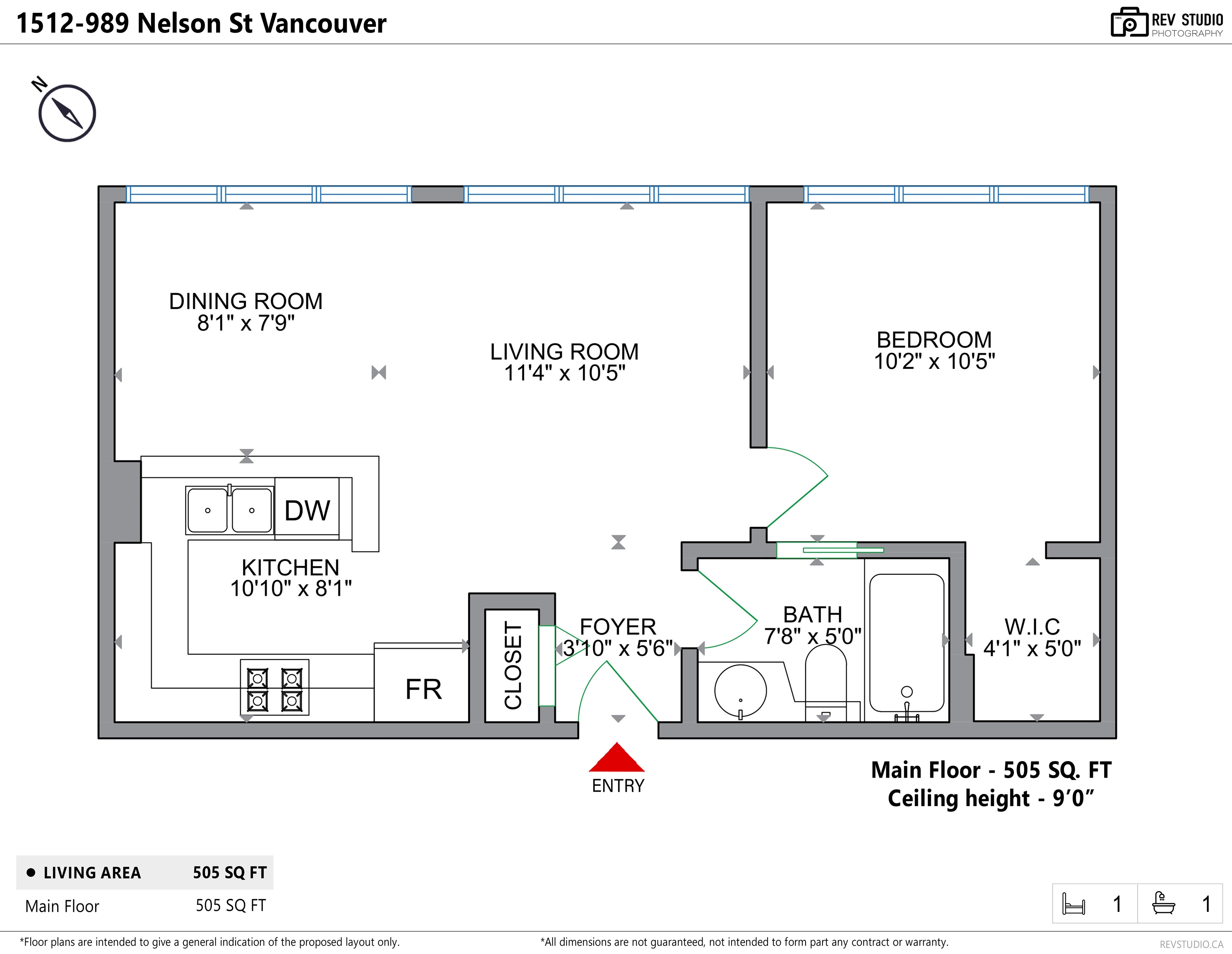 1512 989 NELSON STREET Unit: 1512