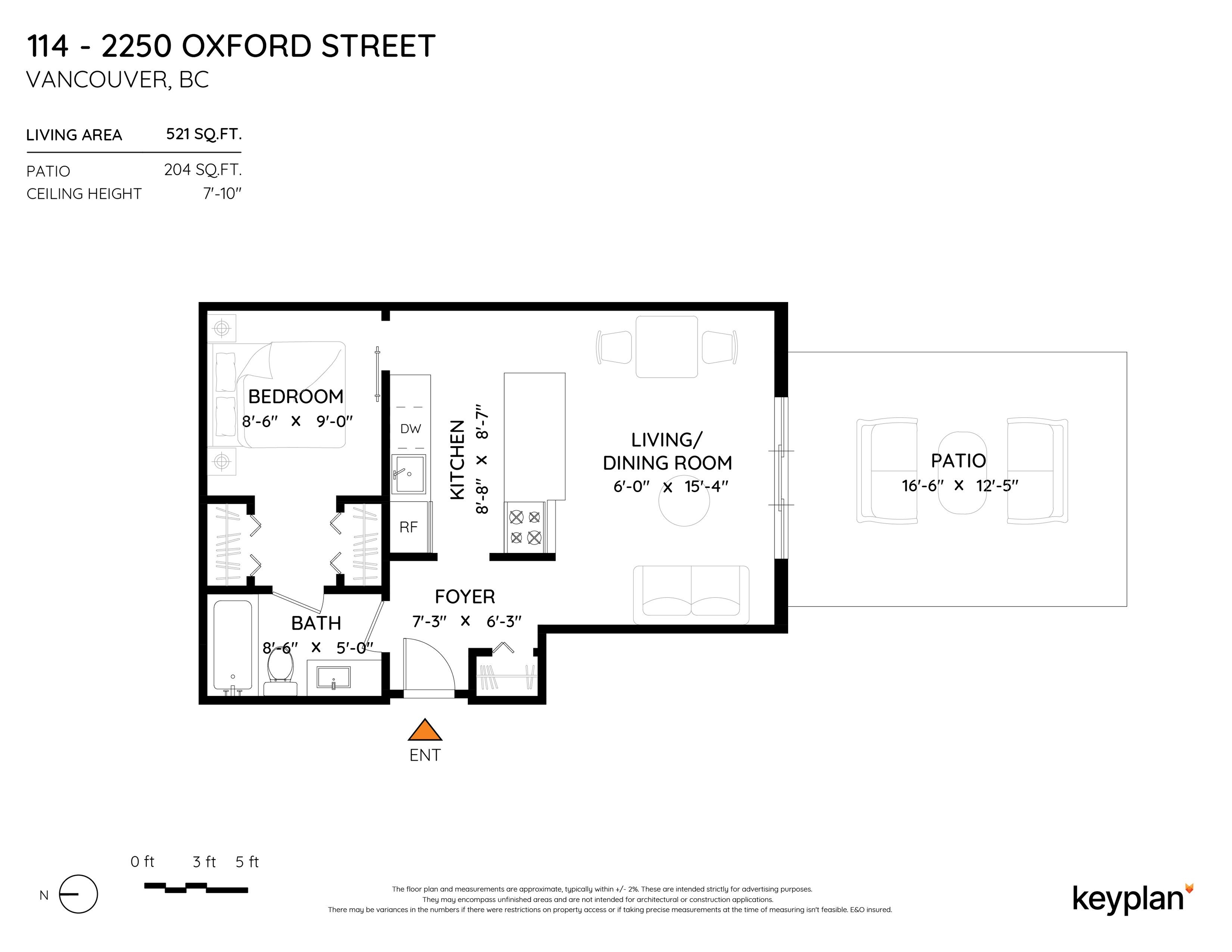 114 2250 OXFORD STREET Unit: 114