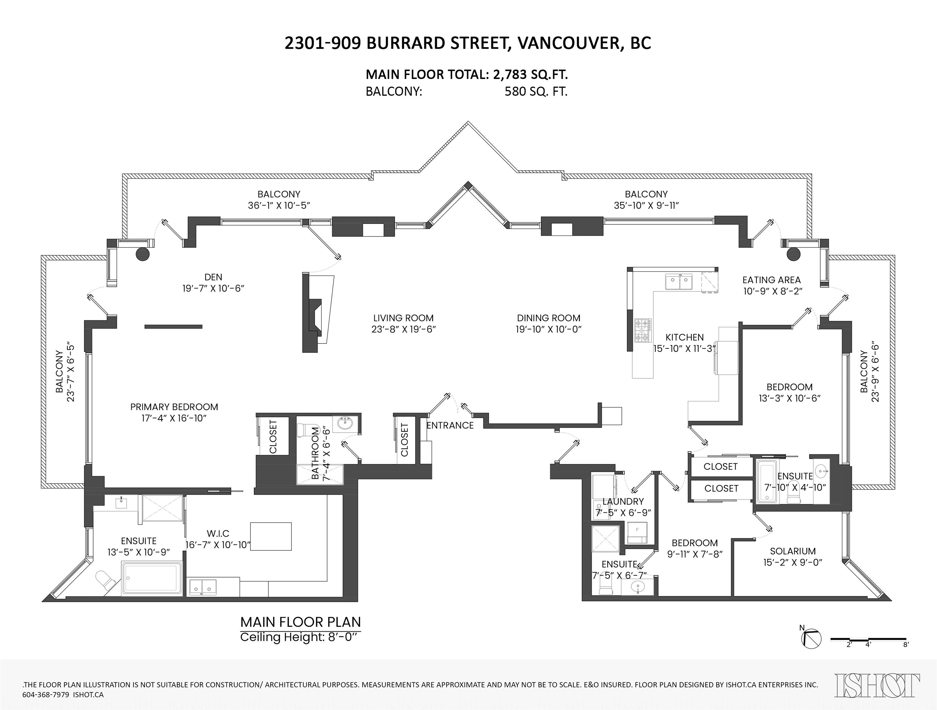 2301 909 BURRARD STREET Unit: 2301