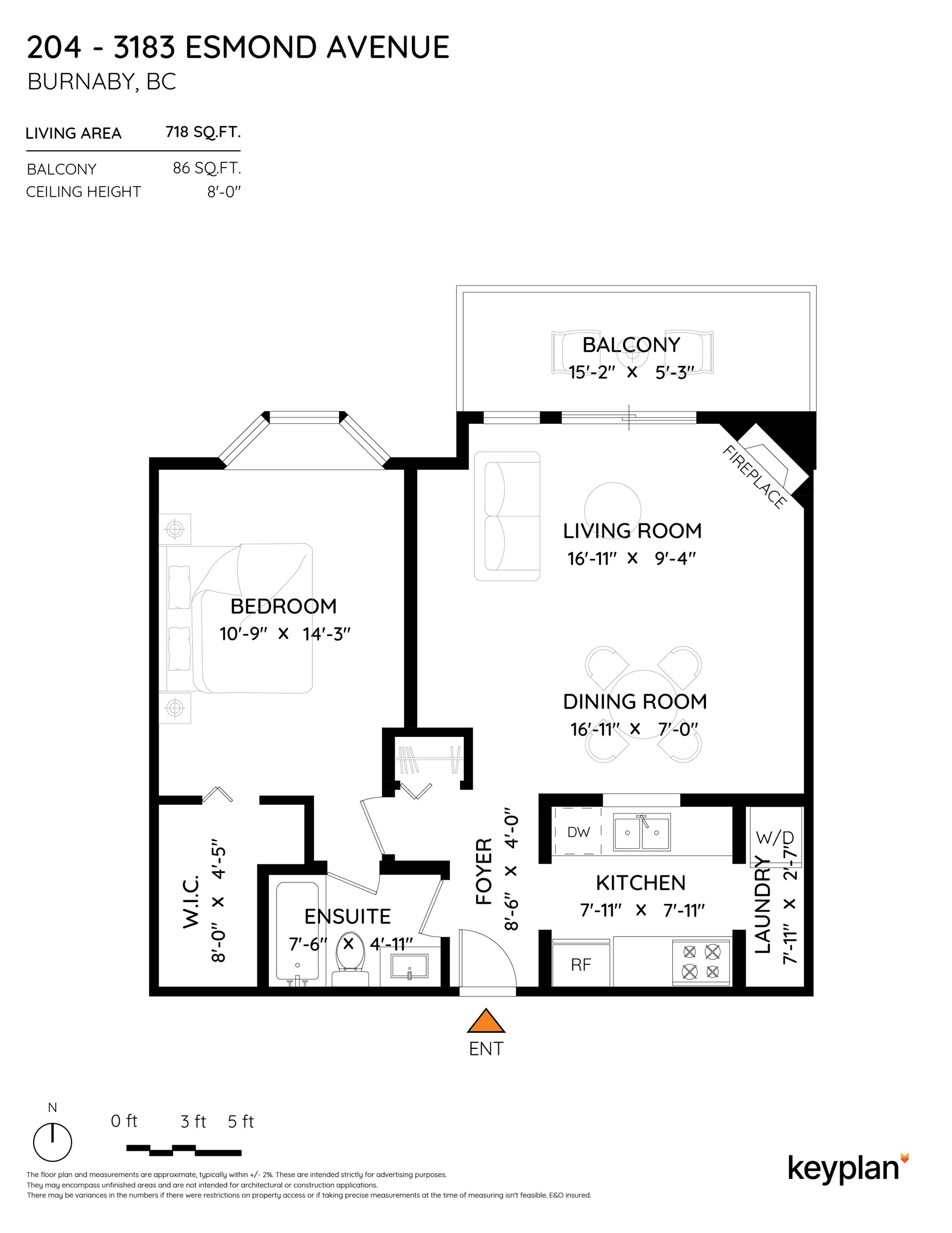 204 3183 ESMOND AVENUE Unit: 204